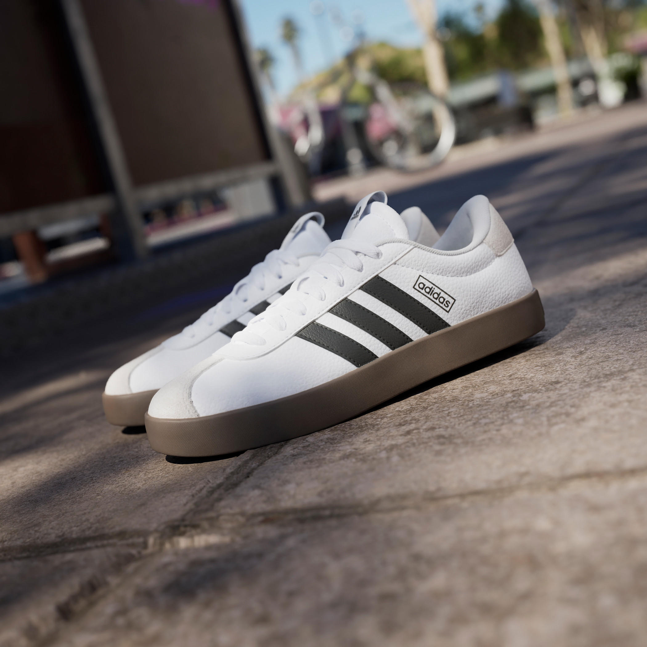 Adidas Women's Panelled Sneakers with Lace-Up Closure - VL Court 3.0-women-shoes-sneakers-image-15