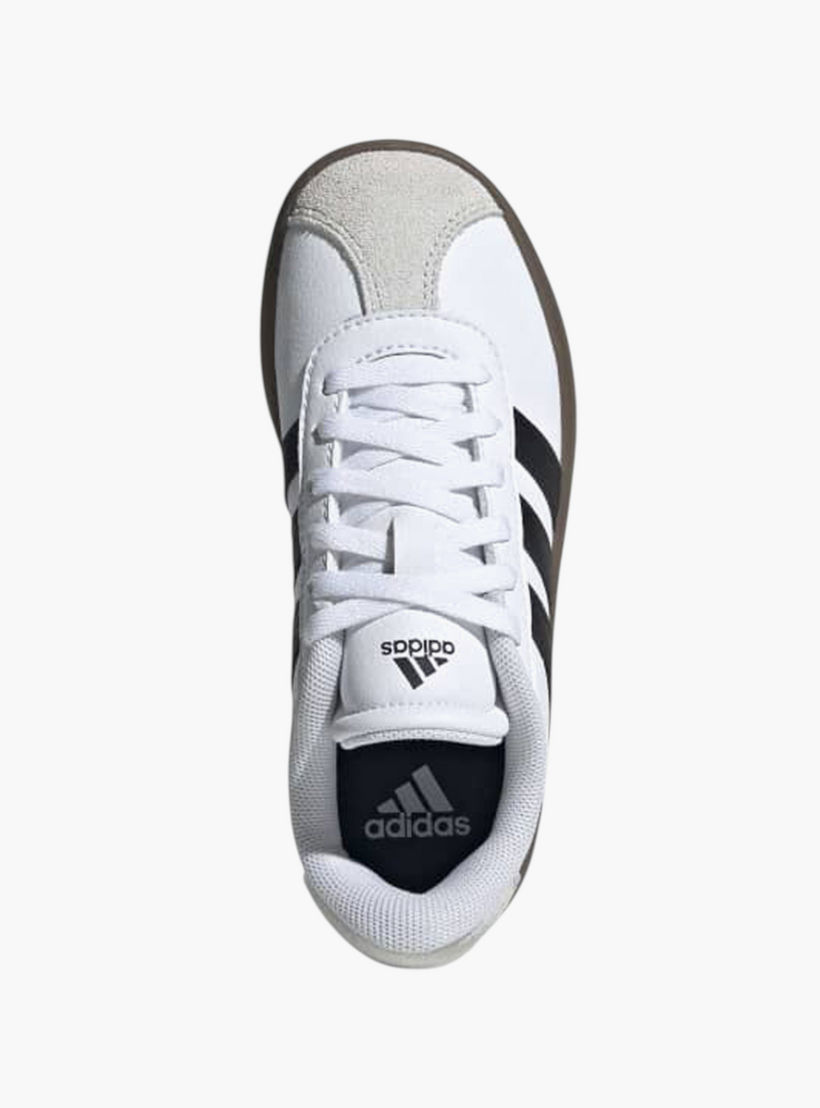 adidas Boys' VL COURT 3 0 K Lace-Up Sneakers - ID9062-boys-shoes-sneakers-image-3