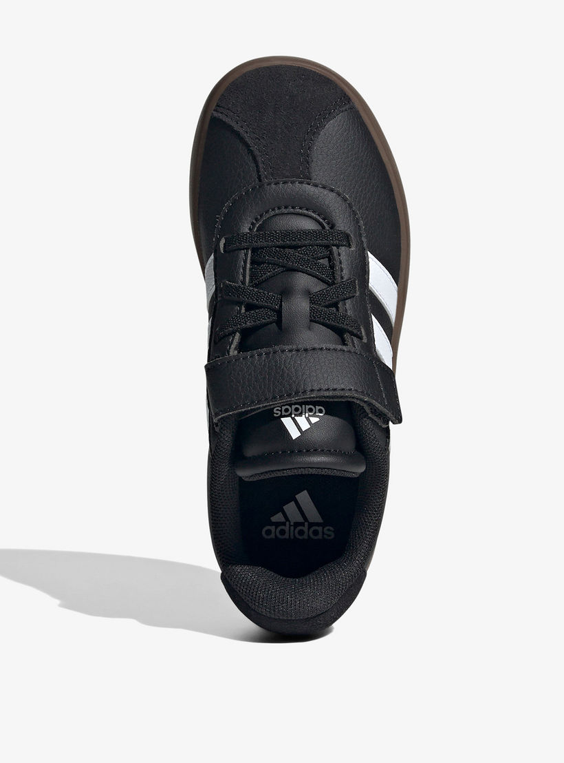 adidas Kids Vl Court 3.0 El C Hook & Loop Durable Trainer Shoes-boys-shoes-sneakers-image-4