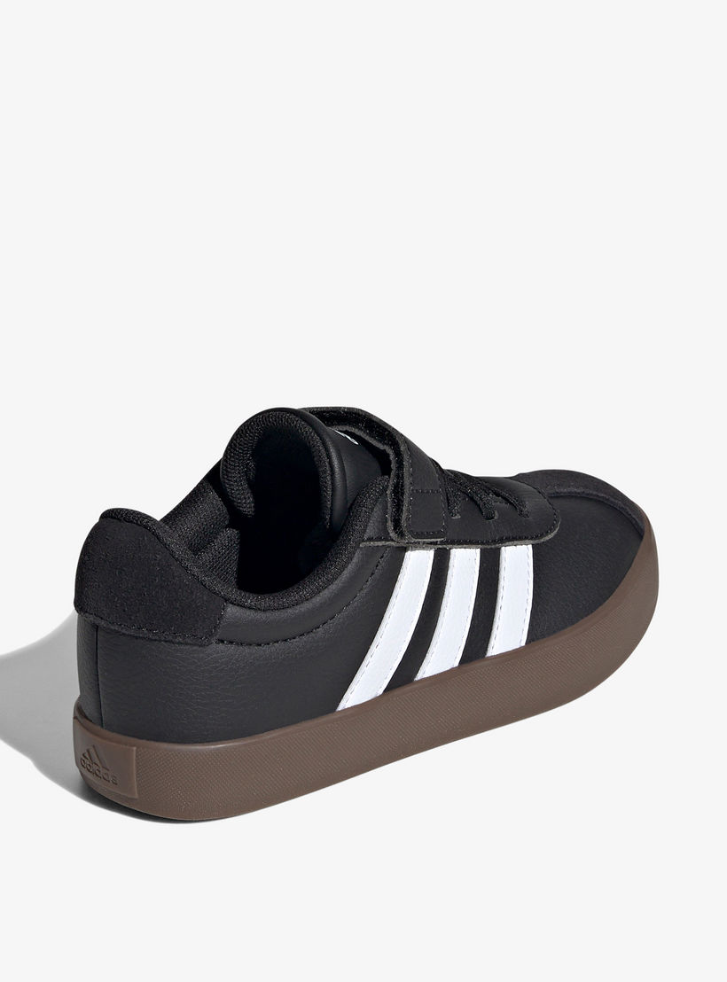 adidas Kids Vl Court 3.0 El C Hook & Loop Durable Trainer Shoes-boys-shoes-sneakers-image-7