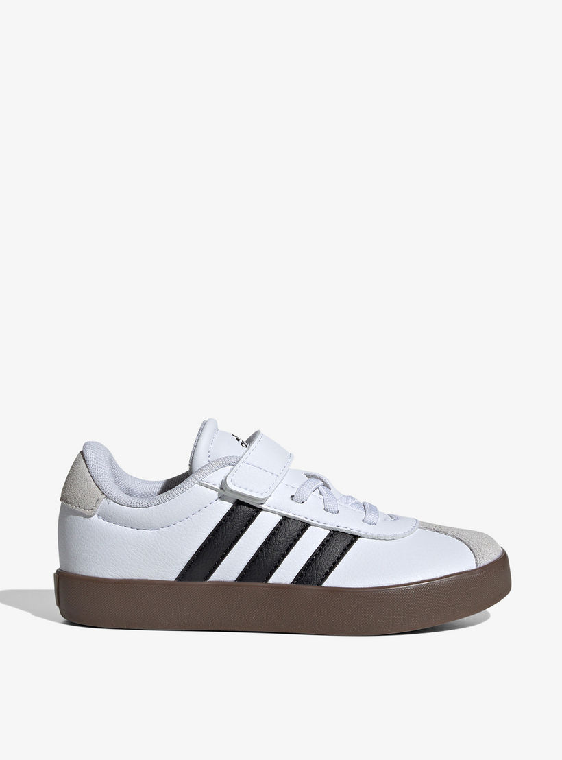 Adidas Kids' VL COURT 3.0 EL C Sneakers with Hook and Loop Closure - ID9155-boys-shoes-sneakers-image-2