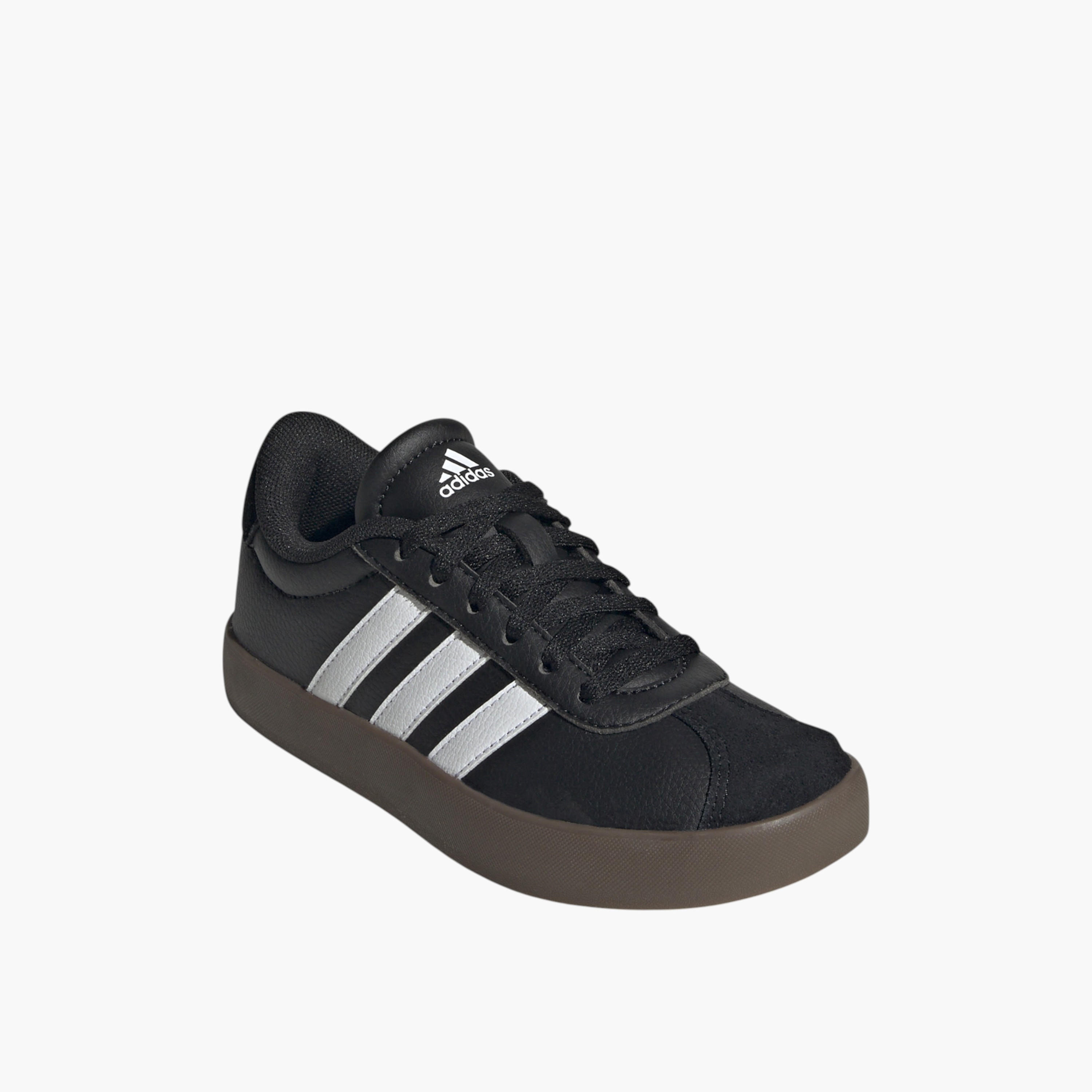 adidas Kids' VL COURT 3.0 K Lace-Up Sneakers - IE3630-boys-shoes-sneakers-image-1