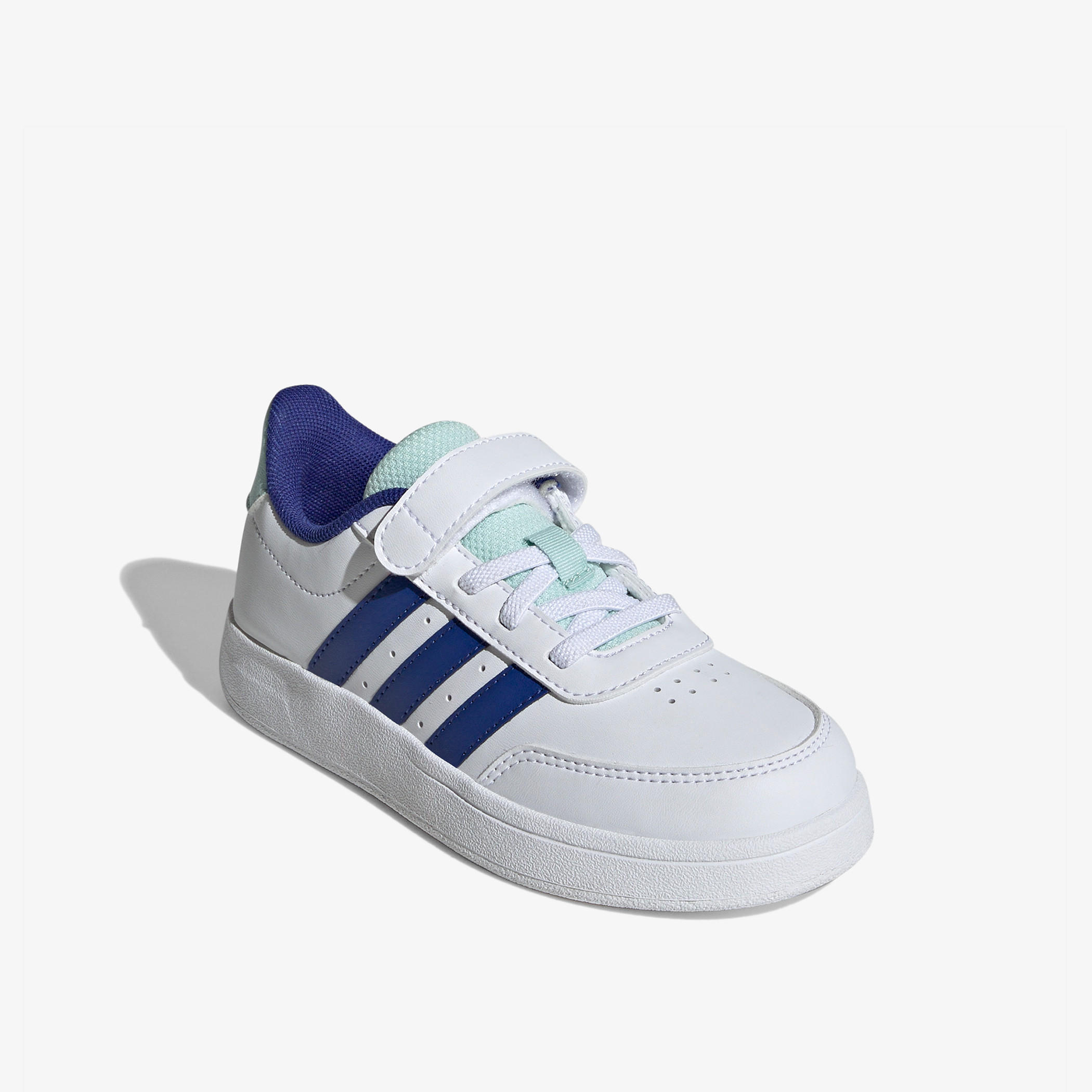 Adidas Kids' Logo Print Sneakers with Hook-and-Loop Closure - Breaknet 2.0 EL C-boys-shoes-sneakers-image-1