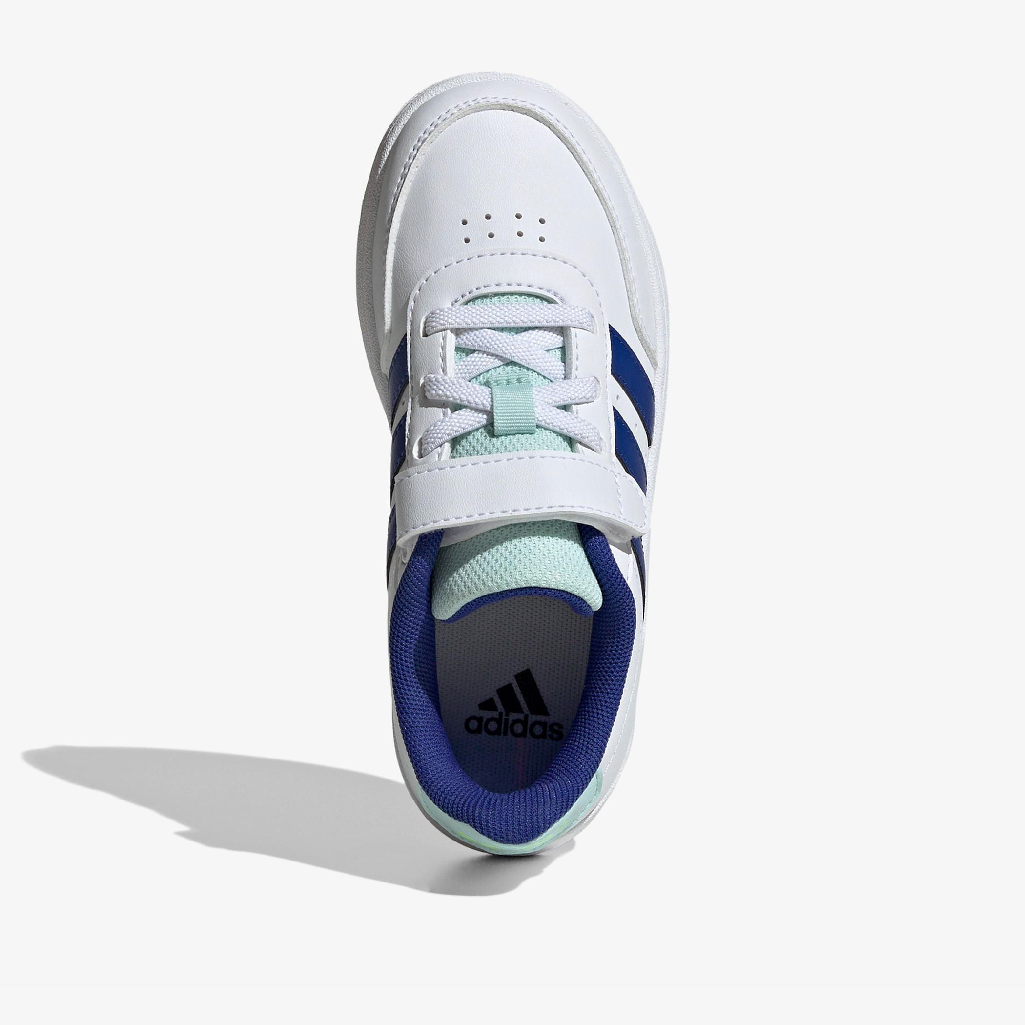 Adidas Kids' Logo Print Sneakers with Hook-and-Loop Closure - Breaknet 2.0 EL C-boys-shoes-sneakers-image-3