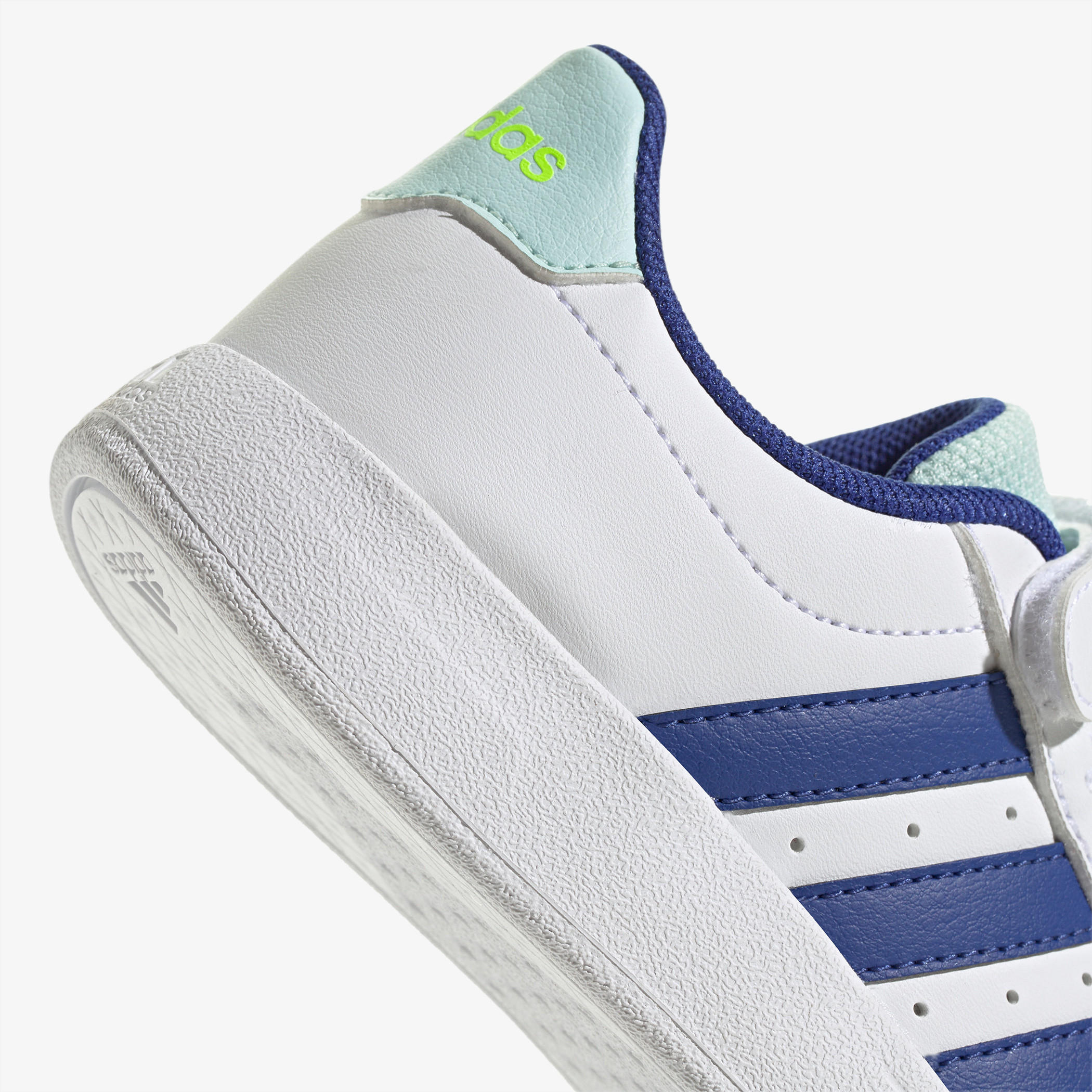 Adidas Kids' Logo Print Sneakers with Hook-and-Loop Closure - Breaknet 2.0 EL C-boys-shoes-sneakers-image-8