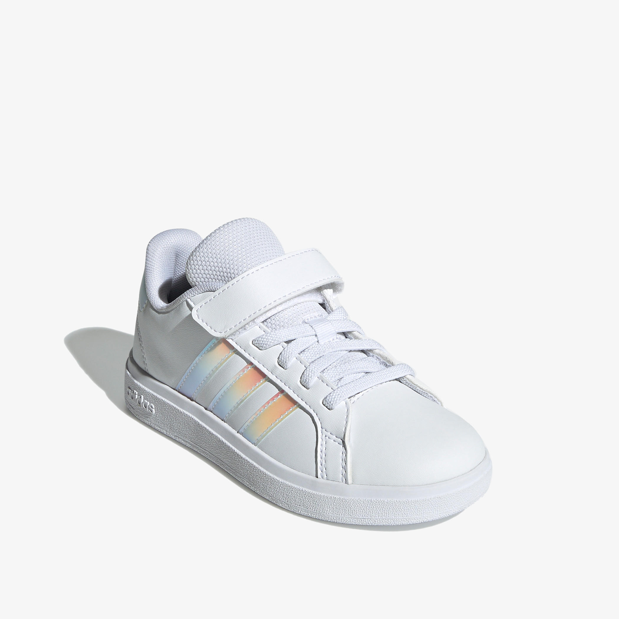 Adidas Girls' GRAND COURT 2.0 Sneakers with Hook and Loop Closure - IE3851-girls-shoes-sports-image-1
