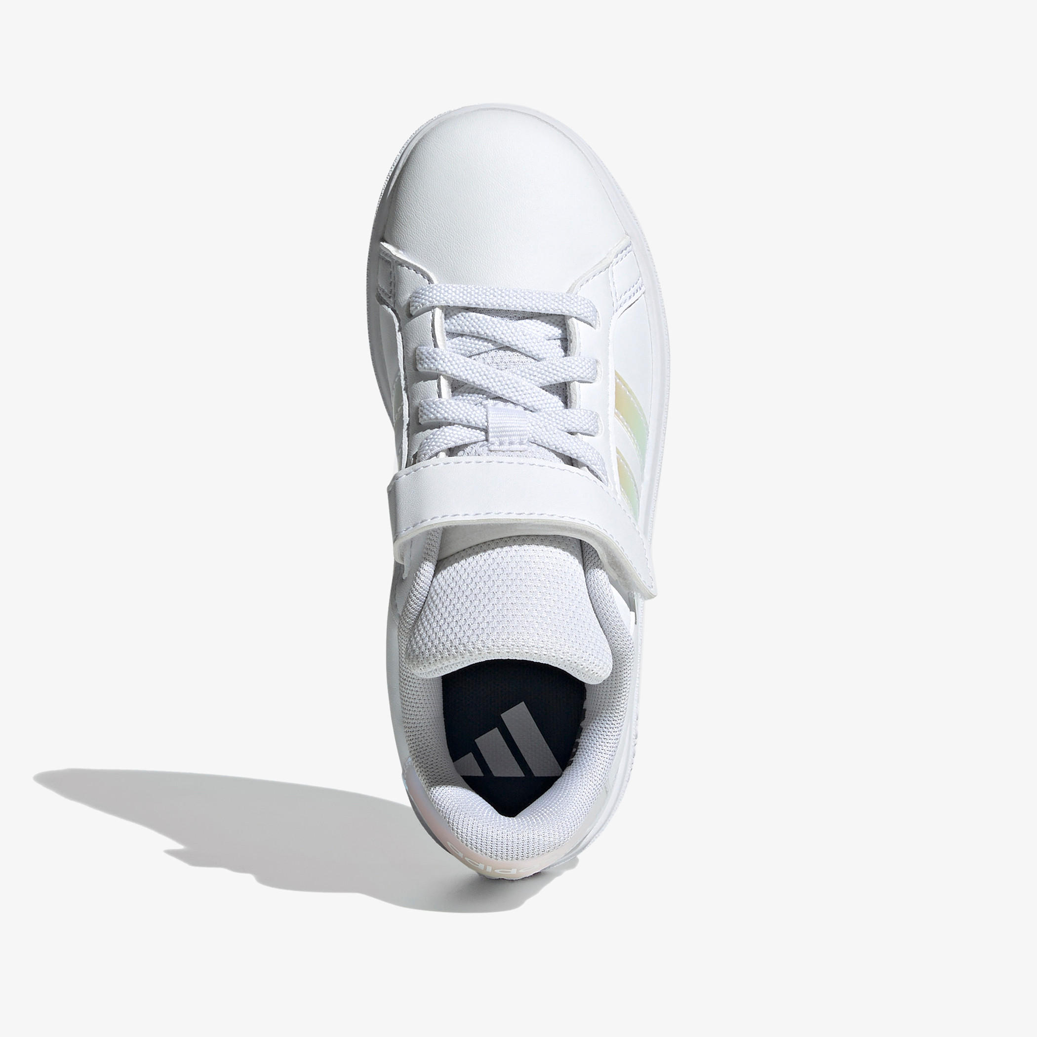Adidas Girls' GRAND COURT 2.0 Sneakers with Hook and Loop Closure - IE3851-girls-shoes-sports-image-4