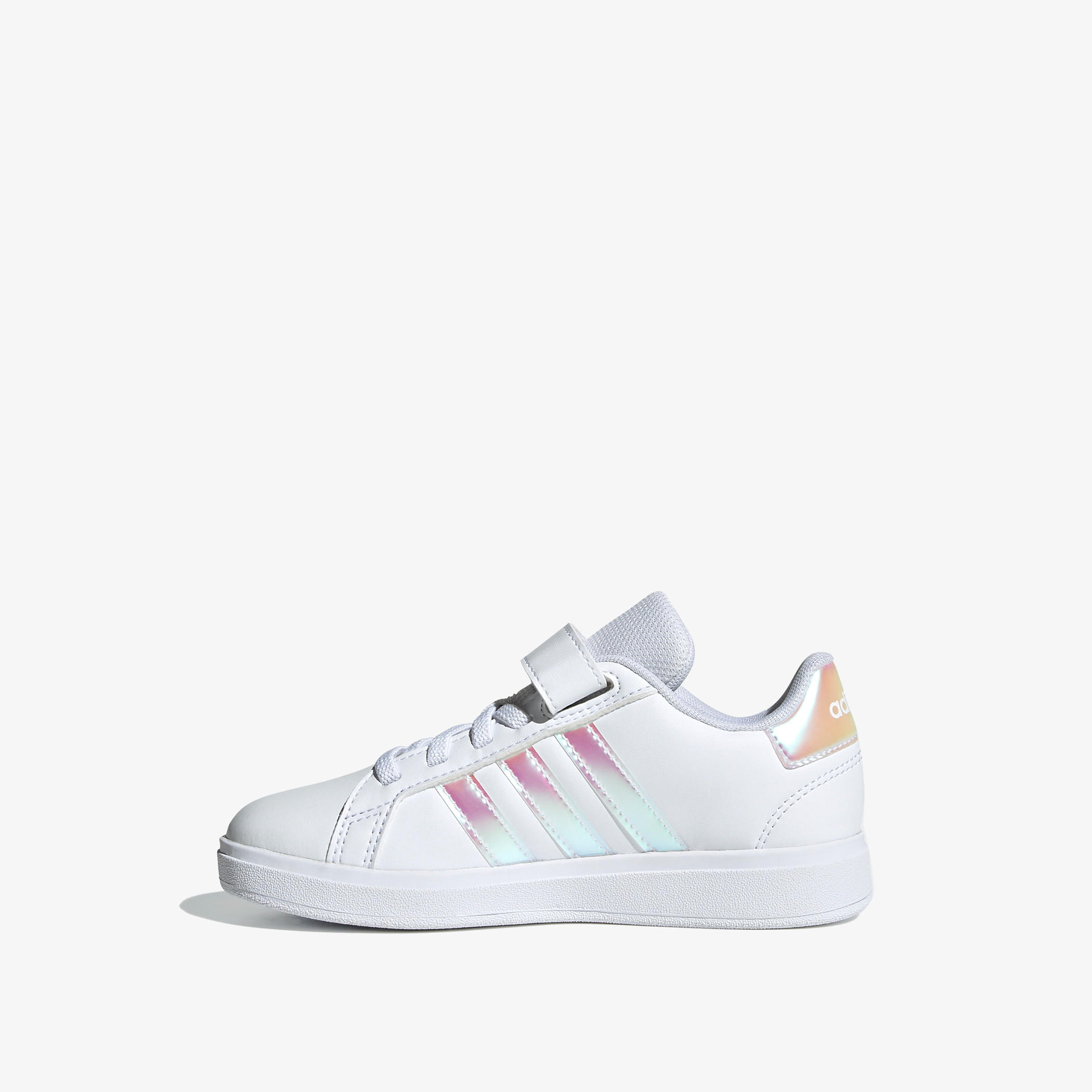 Adidas Girls' GRAND COURT 2.0 Sneakers with Hook and Loop Closure - IE3851-girls-shoes-sports-image-6
