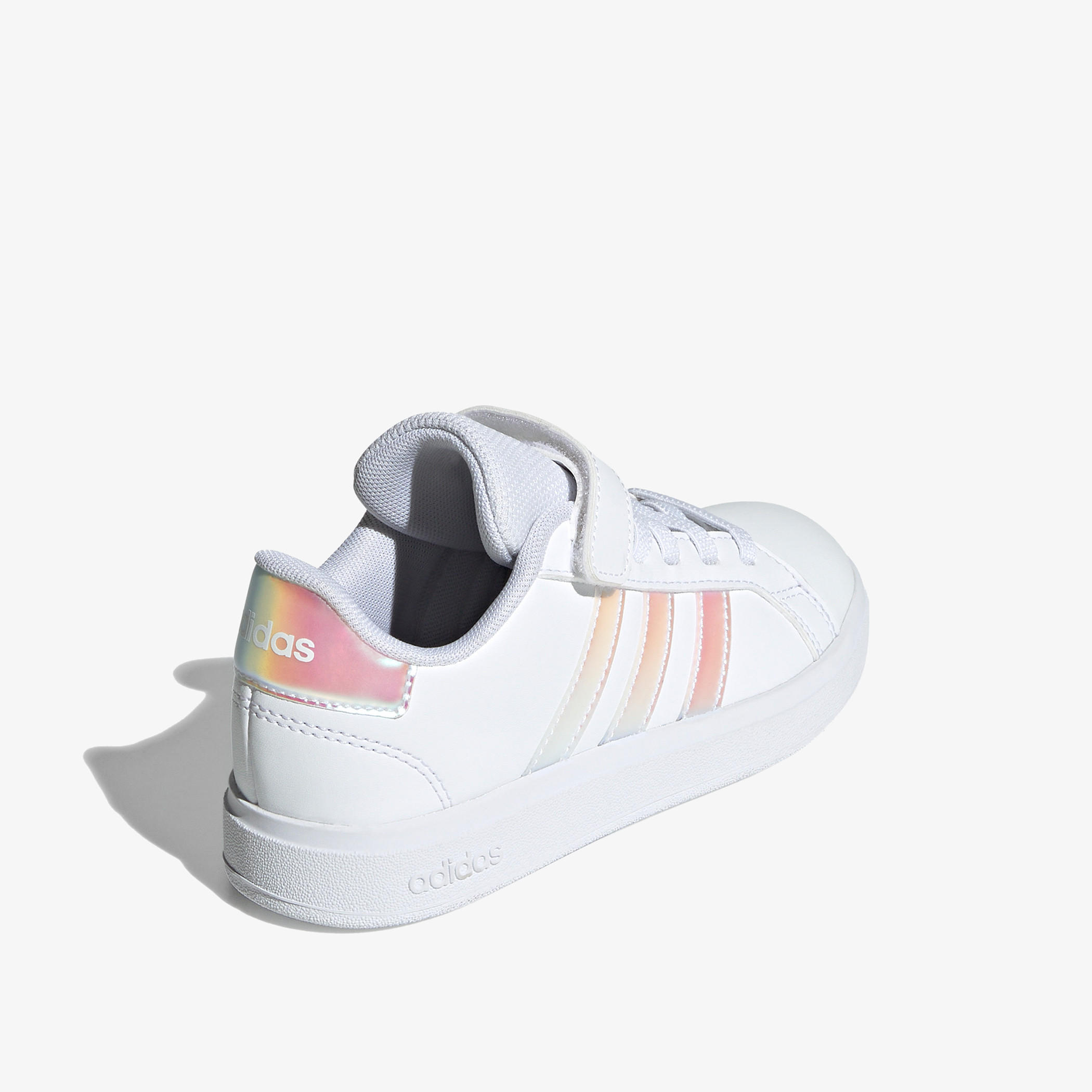 Adidas Girls' GRAND COURT 2.0 Sneakers with Hook and Loop Closure - IE3851-girls-shoes-sports-image-7