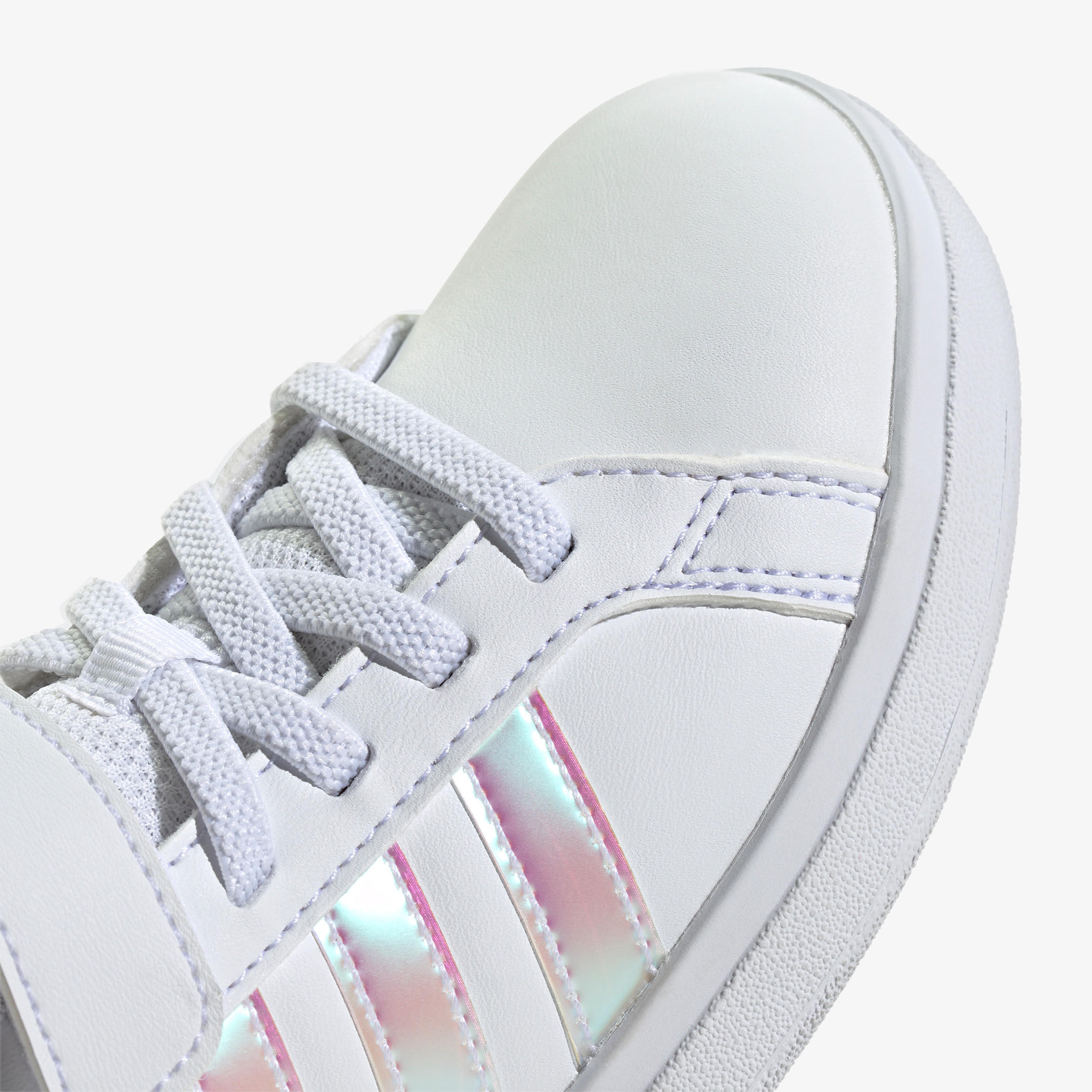 Adidas Girls' GRAND COURT 2.0 Sneakers with Hook and Loop Closure - IE3851-girls-shoes-sports-image-8