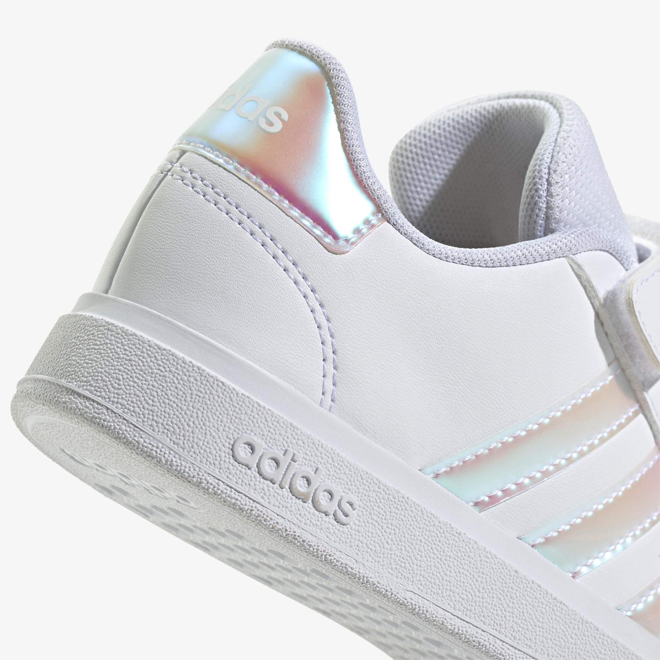 Adidas Girls' GRAND COURT 2.0 Sneakers with Hook and Loop Closure - IE3851-girls-shoes-sports-image-9