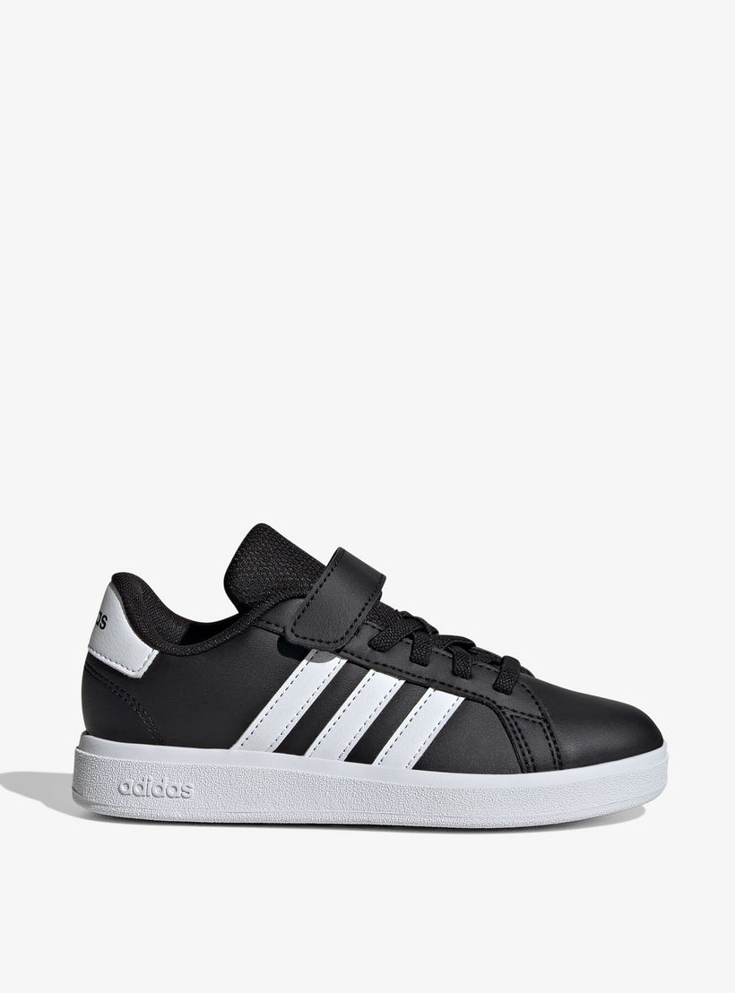 adidas Kids Grand Court 2.0 El C Hook & Loop Durable Trainer Shoes-boys-shoes-sneakers-image-3