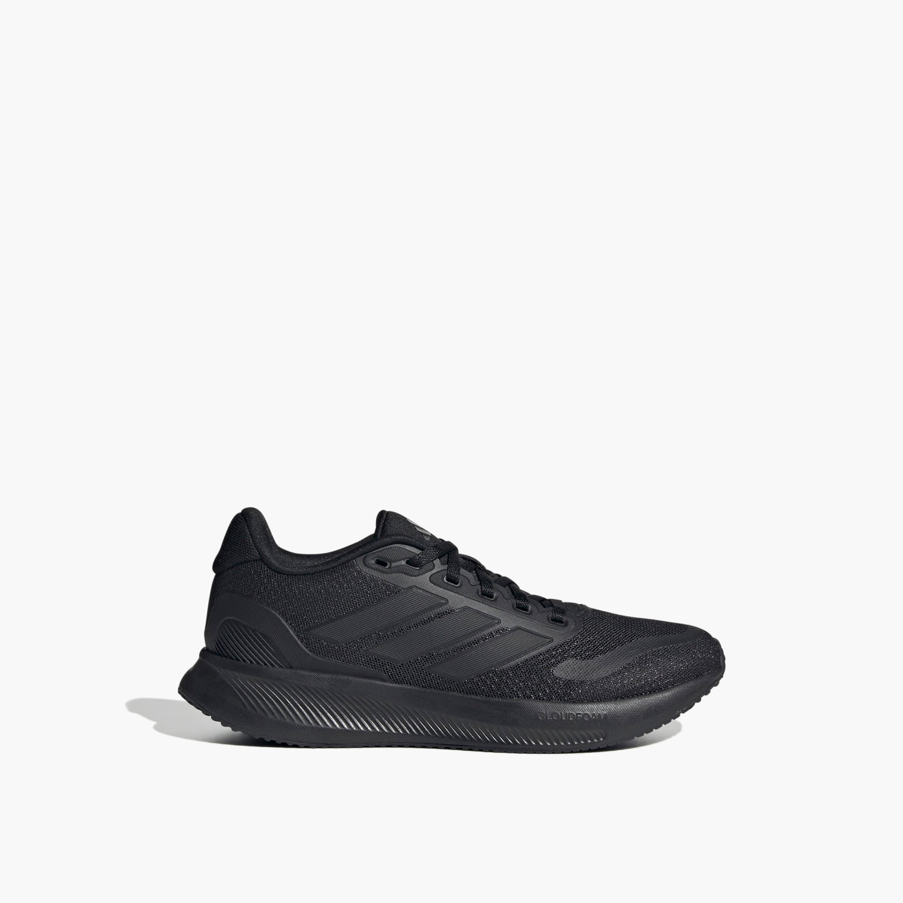 Adidas Kids' RUNFALCON 5 J Lace-Up Closure School Shoes - IE8586-D-girls-shoes-schoolshoes-image-2