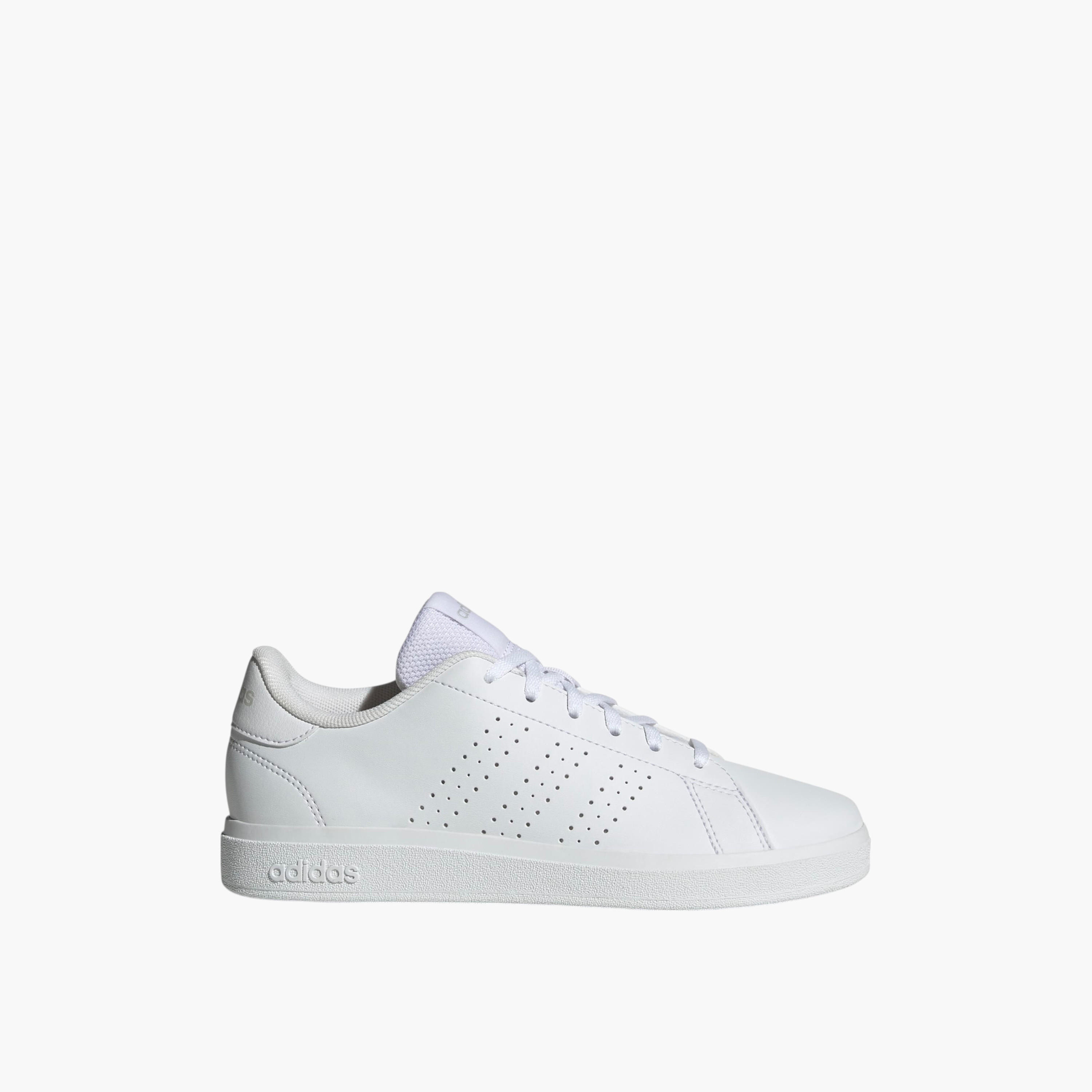 adidas Kids' ADVANTAGE BASE 2.0 Lace-Up Closure School Shoes - IE8688-boys-shoes-sneakers-image-2
