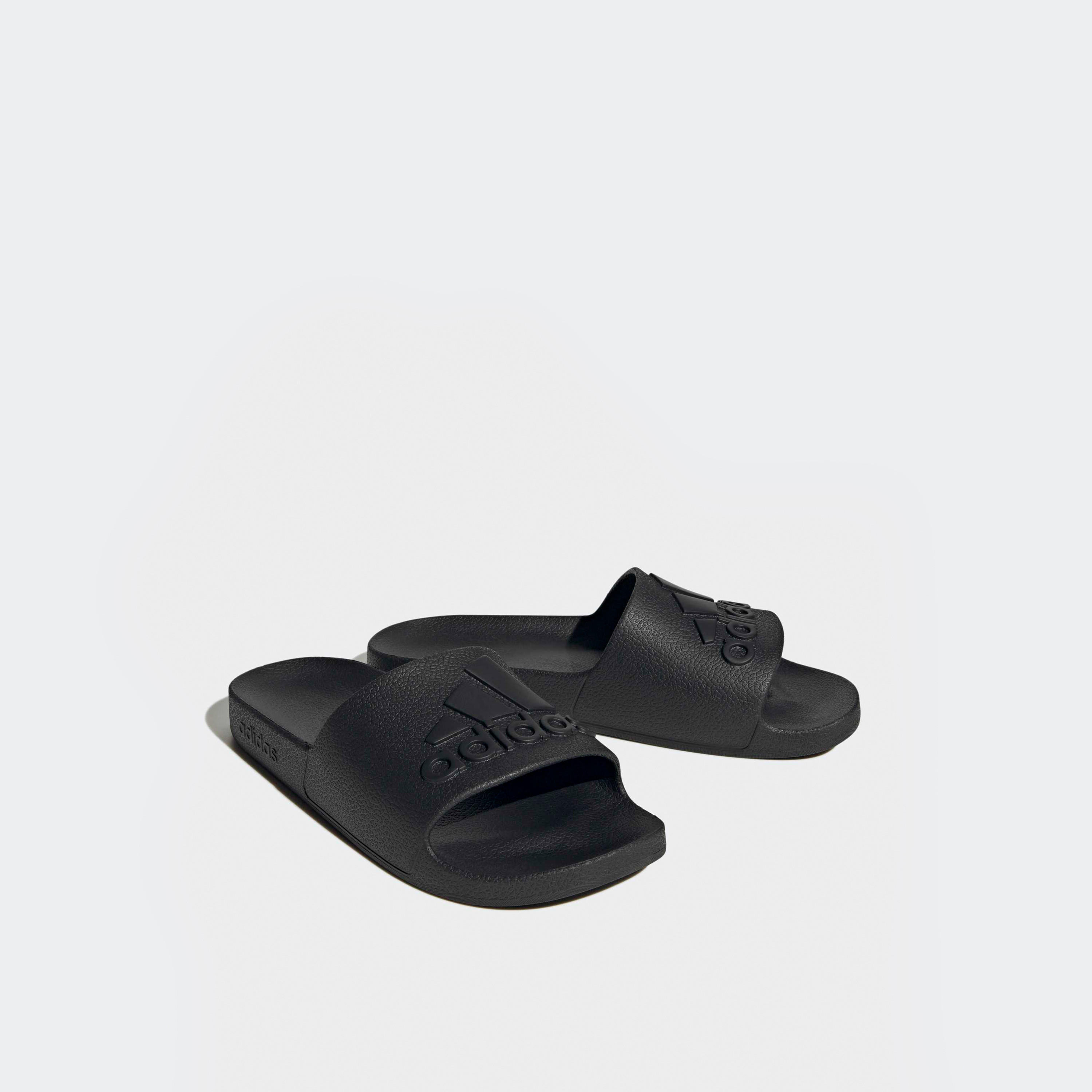 Adidas Men Adilette Aqua Logo Embossed Slides-sports-men-shoes-image-1