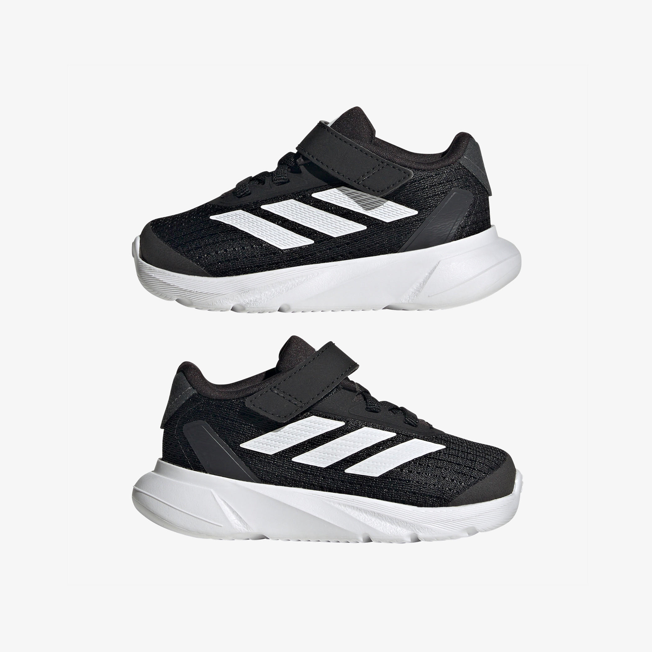Adidas Kid's Textured Low Ankle Sneakers with Hook and Loop Closure - Duramo SL EL I-baby-girls-shoes-closedshoes-image-1
