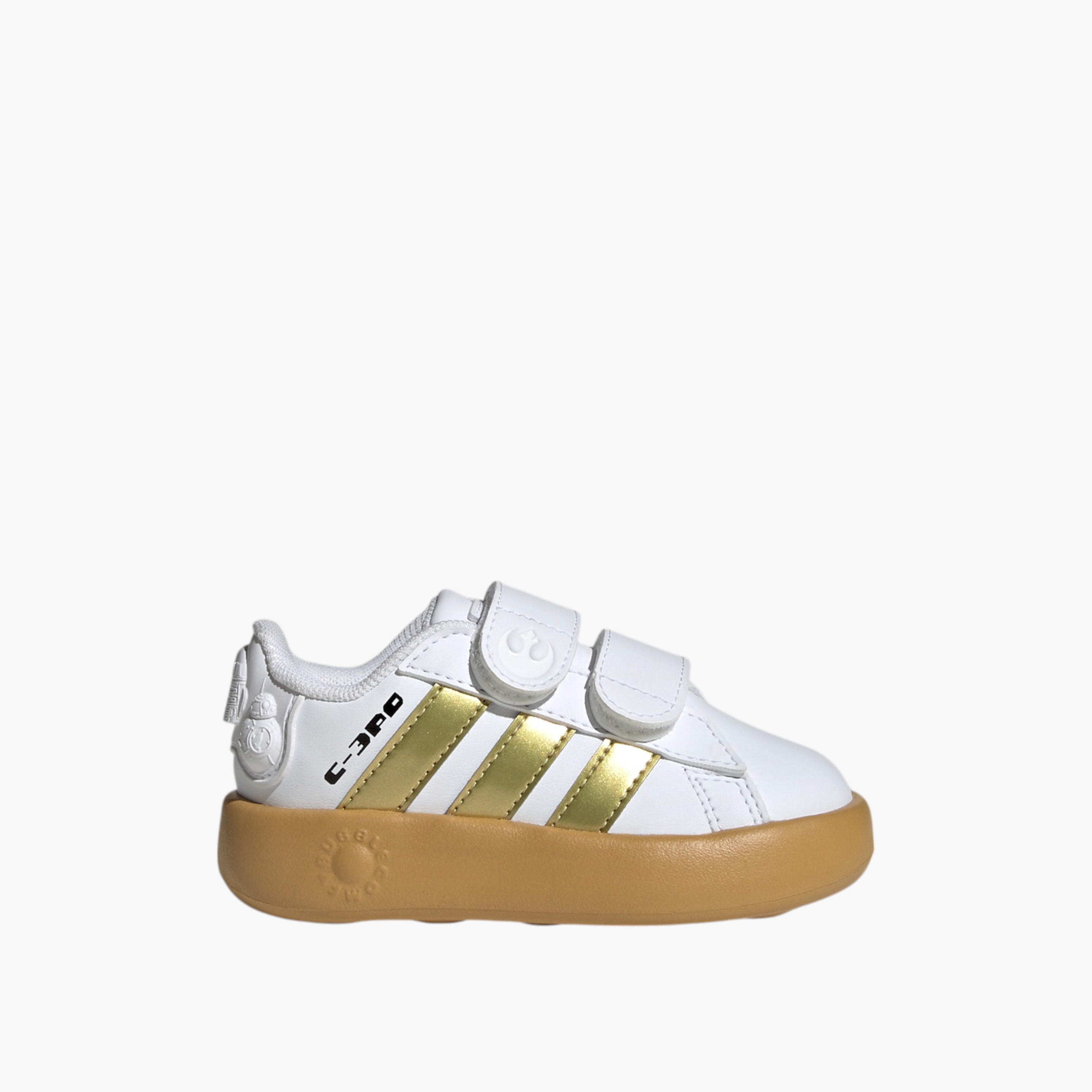 Adidas Kids' DROIDS Grand Court CF I Sneakers with Hook and Loop Closure - IH1138-boys-shoes-sneakers-image-2