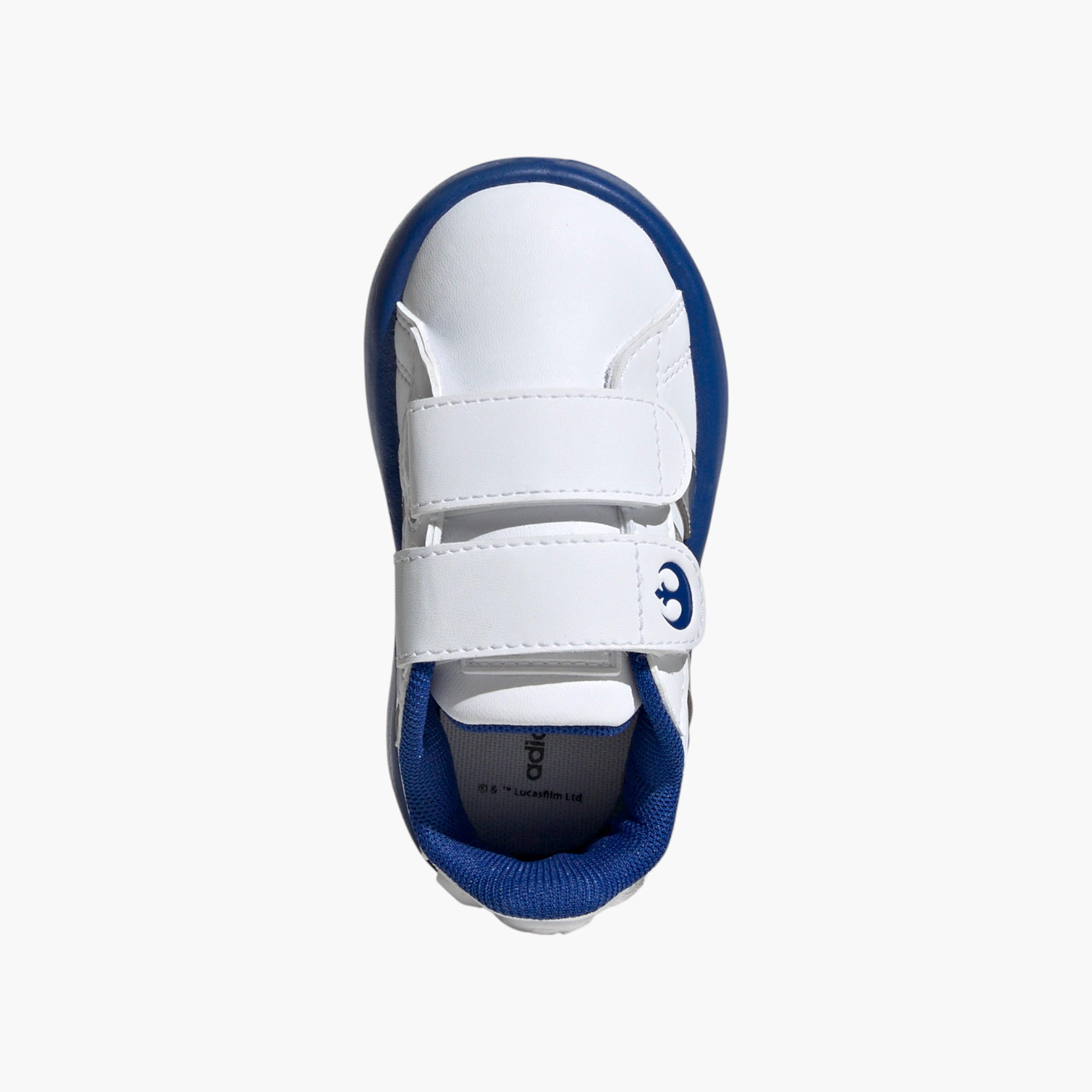 adidas Kids Droids Grand Court Cf I Hook & Loop Ankle Sneakers Durable Shoes-boys-shoes-sneakers-image-3