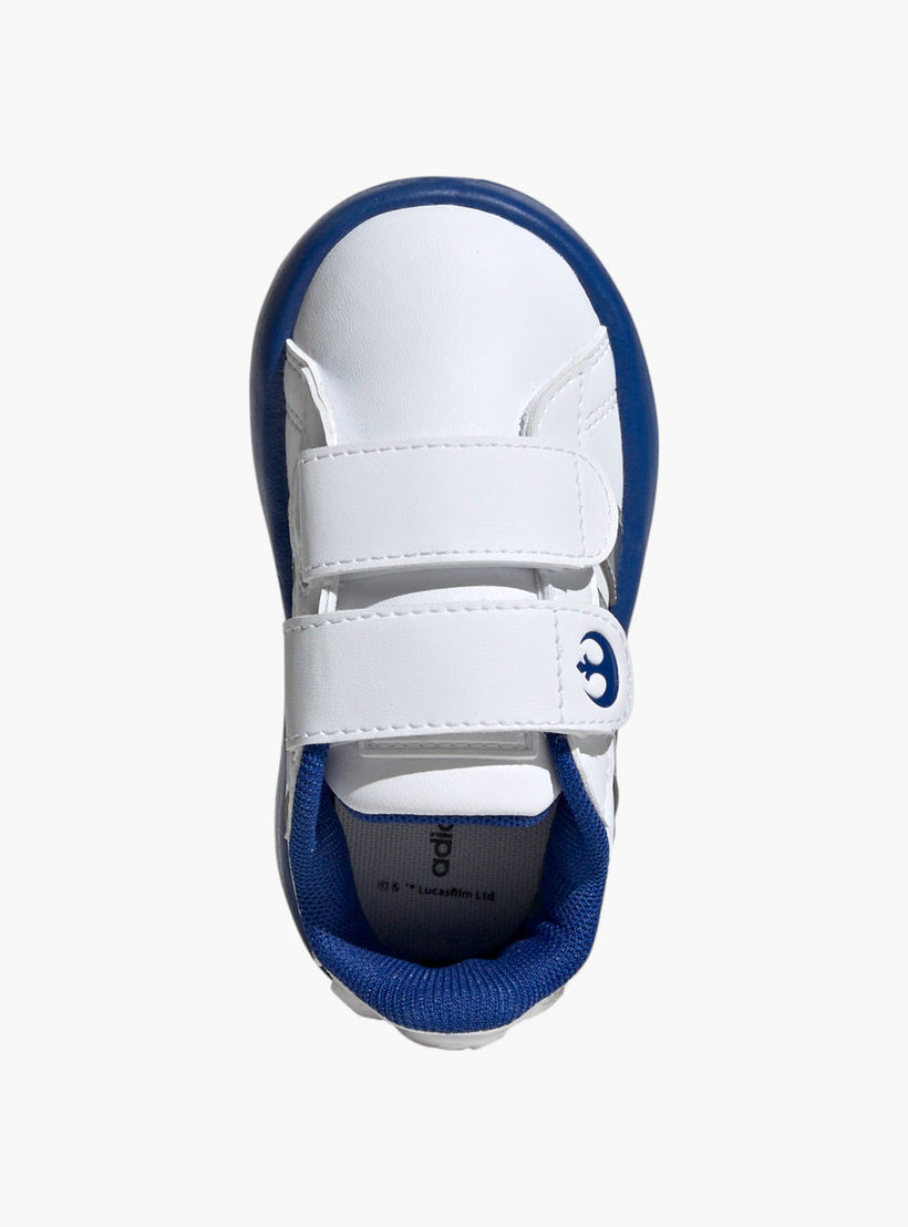 adidas Kids Droids Grand Court Cf I Hook & Loop Ankle Sneakers Durable Shoes-boys-shoes-sneakers-image-3
