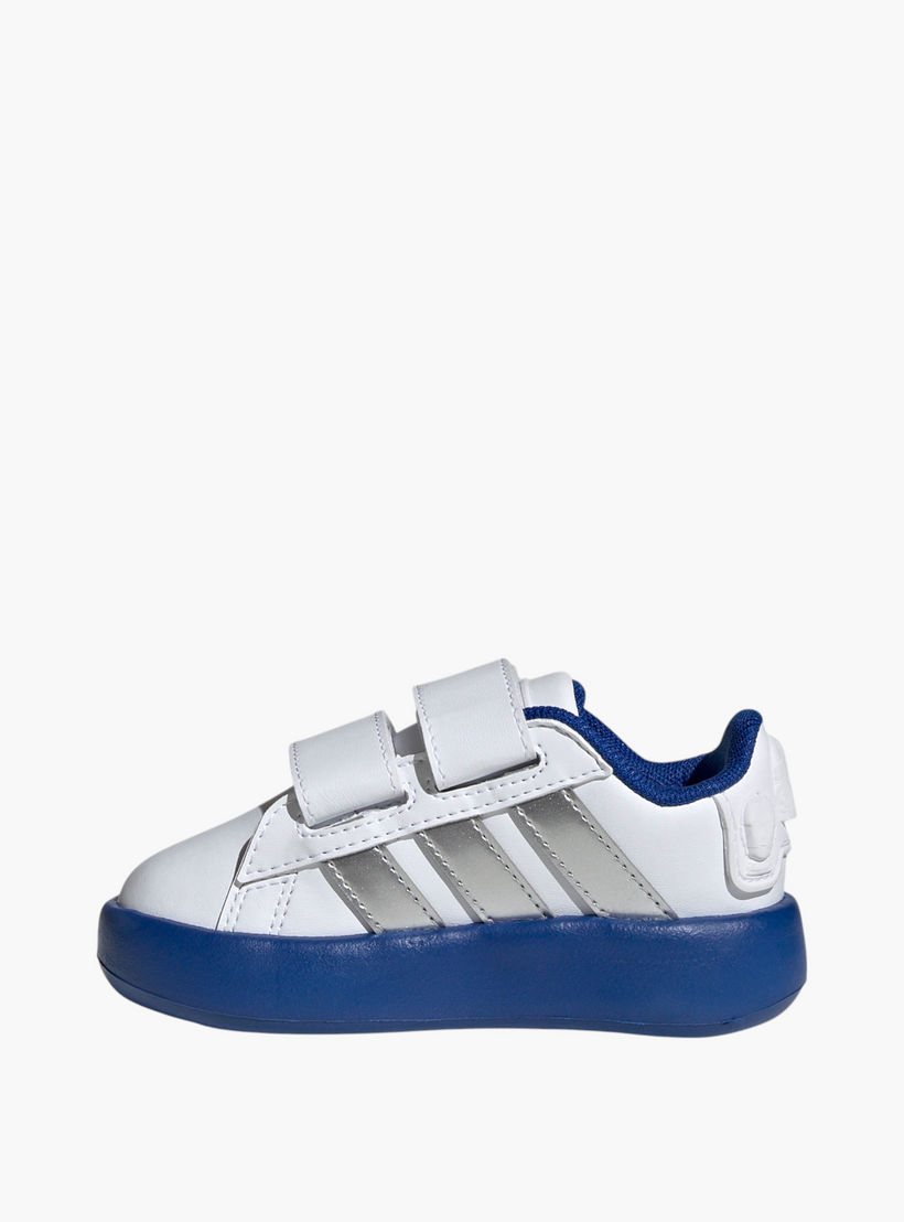 adidas Kids Droids Grand Court Cf I Hook & Loop Ankle Sneakers Durable Shoes-boys-shoes-sneakers-image-5