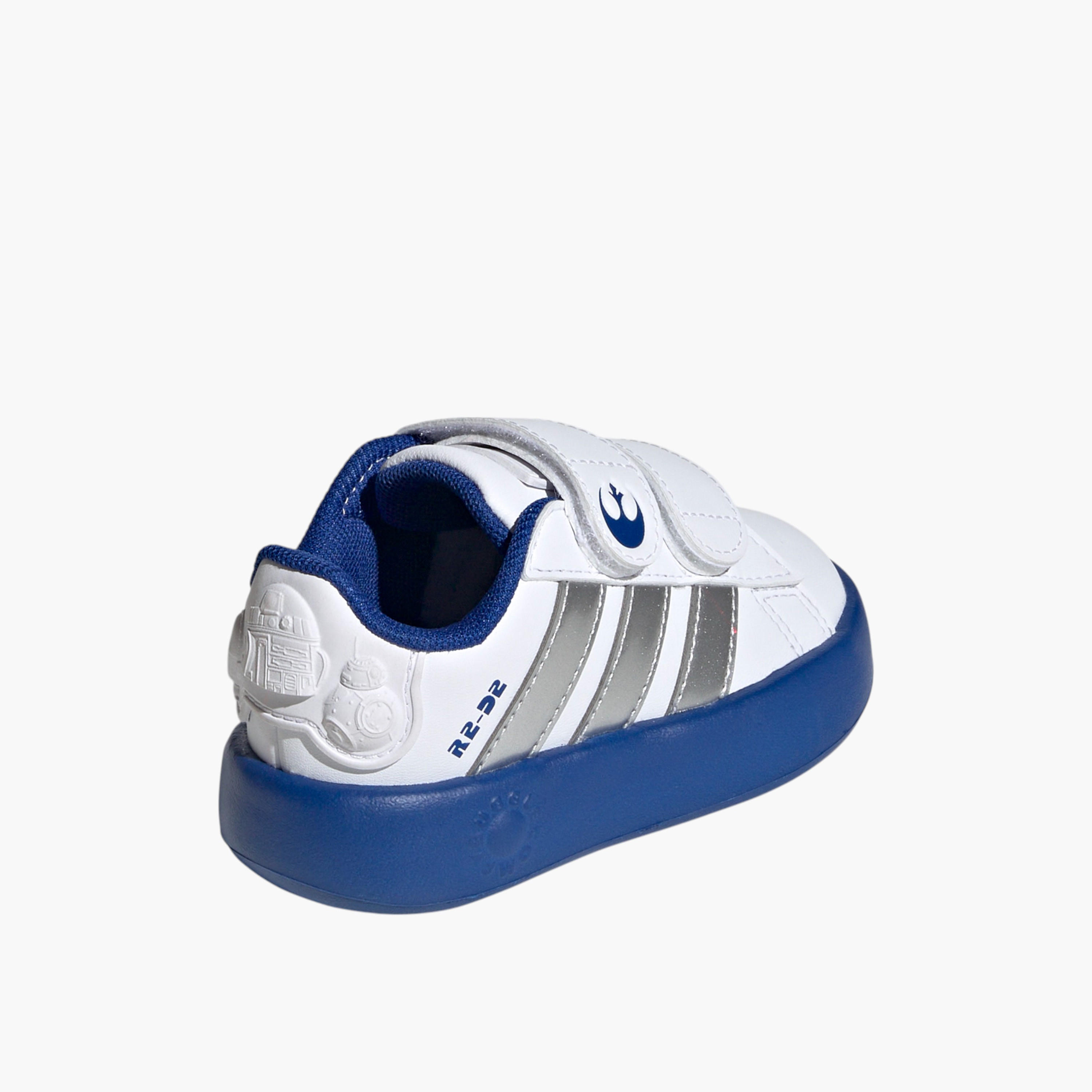 adidas Kids Droids Grand Court Cf I Hook & Loop Ankle Sneakers Durable Shoes-boys-shoes-sneakers-image-6