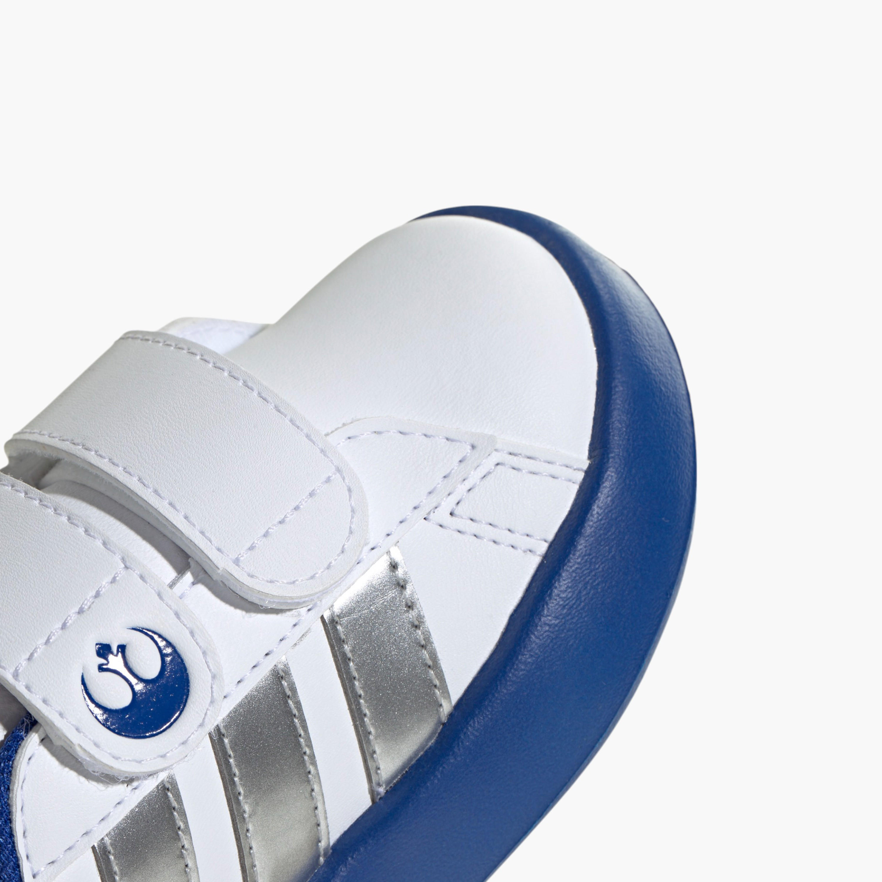 adidas Kids Droids Grand Court Cf I Hook & Loop Ankle Sneakers Durable Shoes-boys-shoes-sneakers-image-7