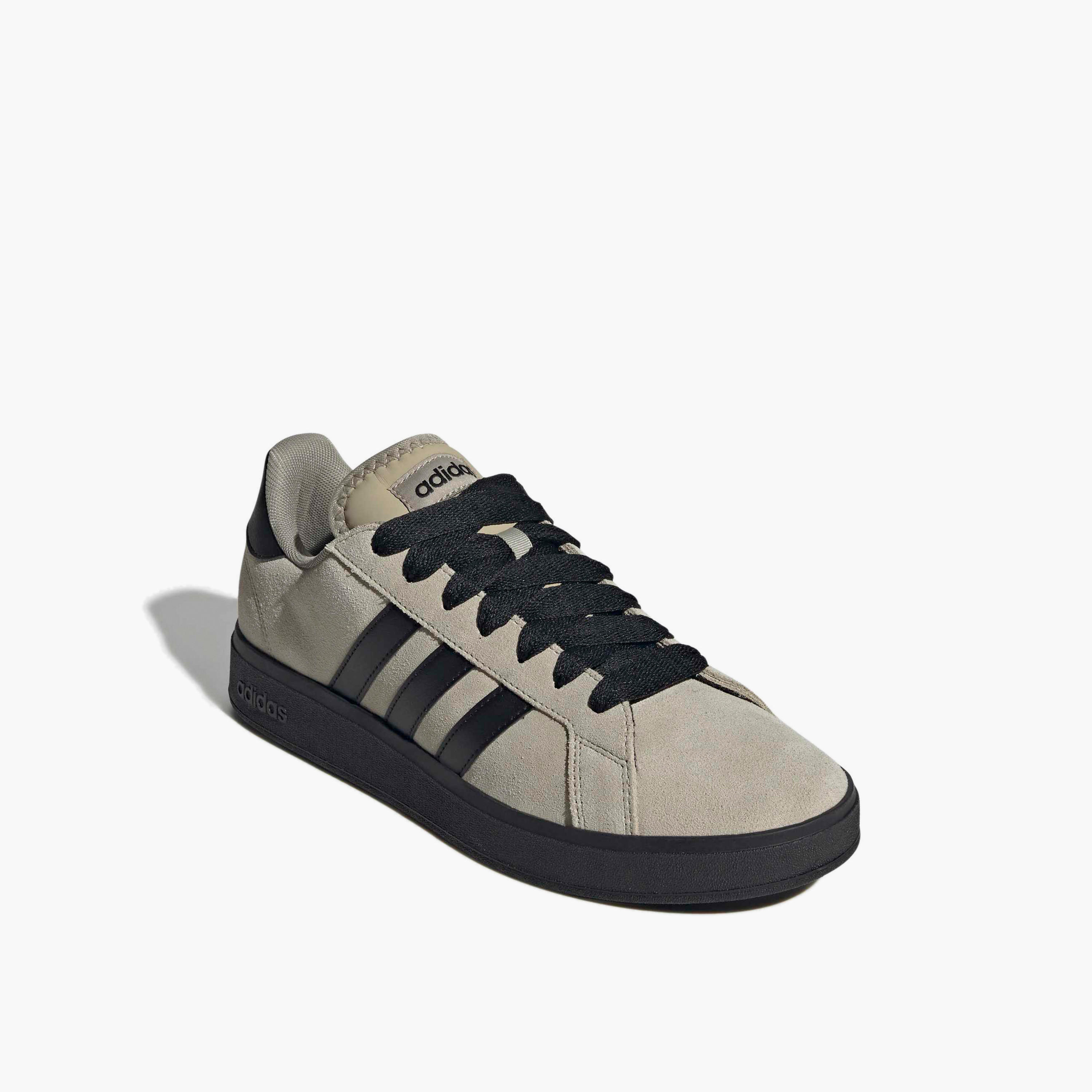 Adidas Men Grand Court Base 00s Lace-Up Ankle Sneakers-sports-men-shoes-image-1