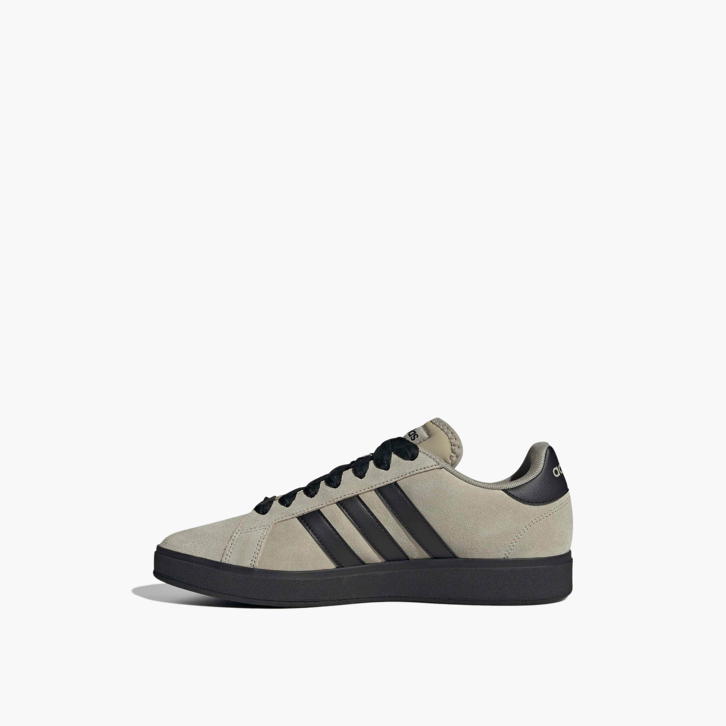 Adidas Men Grand Court Base 00s Lace-Up Ankle Sneakers-sports-men-shoes-image-3