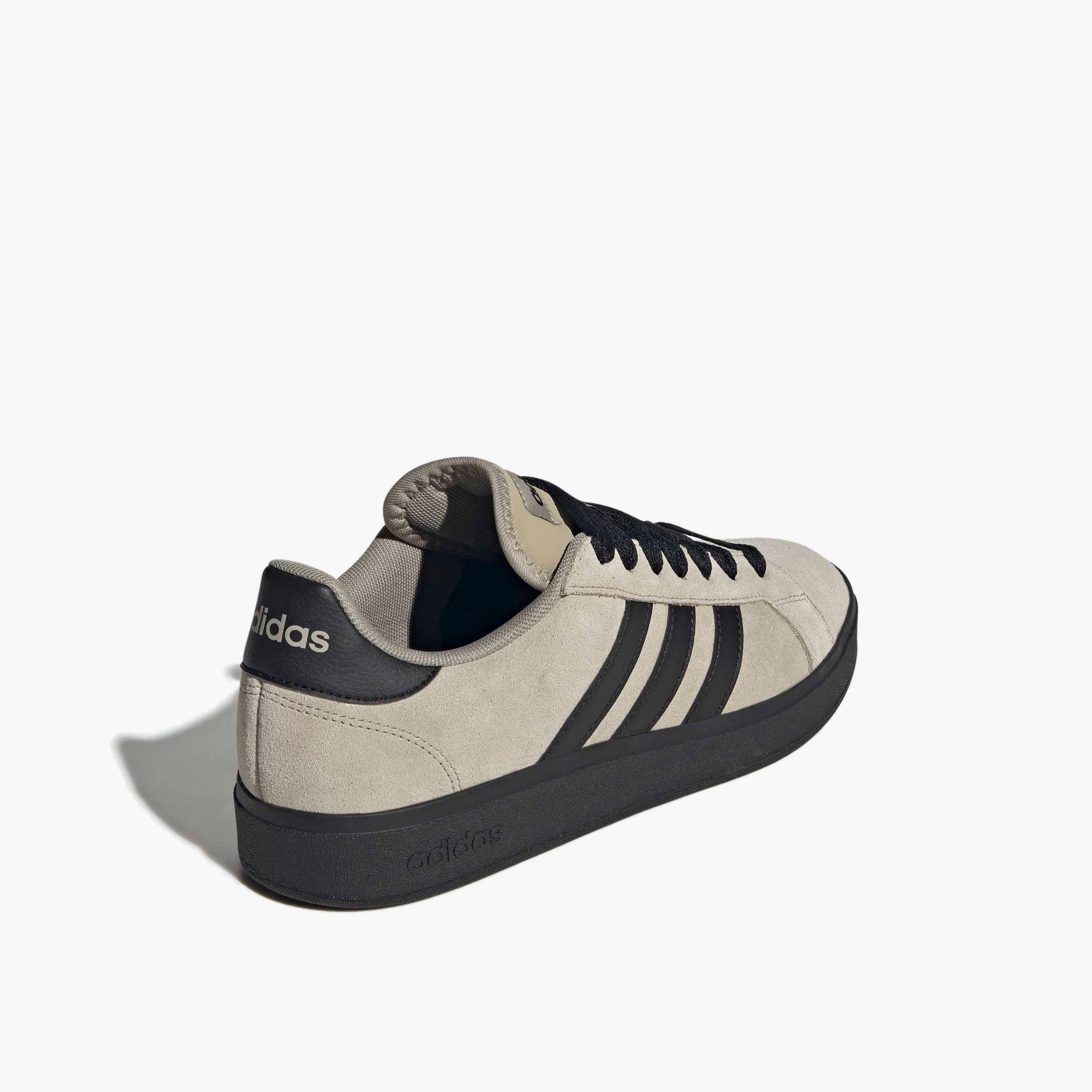 Adidas Men Grand Court Base 00s Lace-Up Ankle Sneakers-sports-men-shoes-image-5