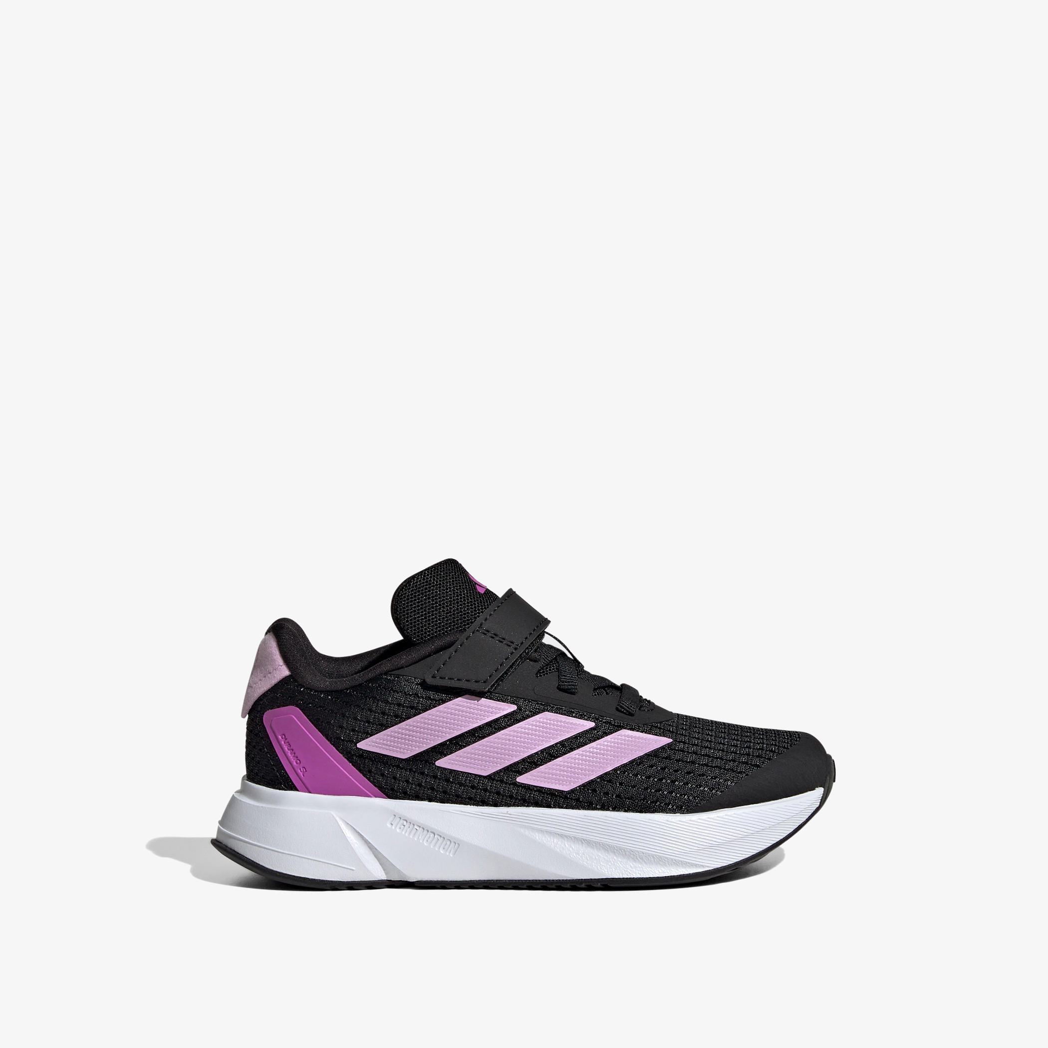 Adidas Girls' Panelled Sports Shoes with Hook and Loop Closure -Duramo SL  EL K-girls-shoes-sports-image-2