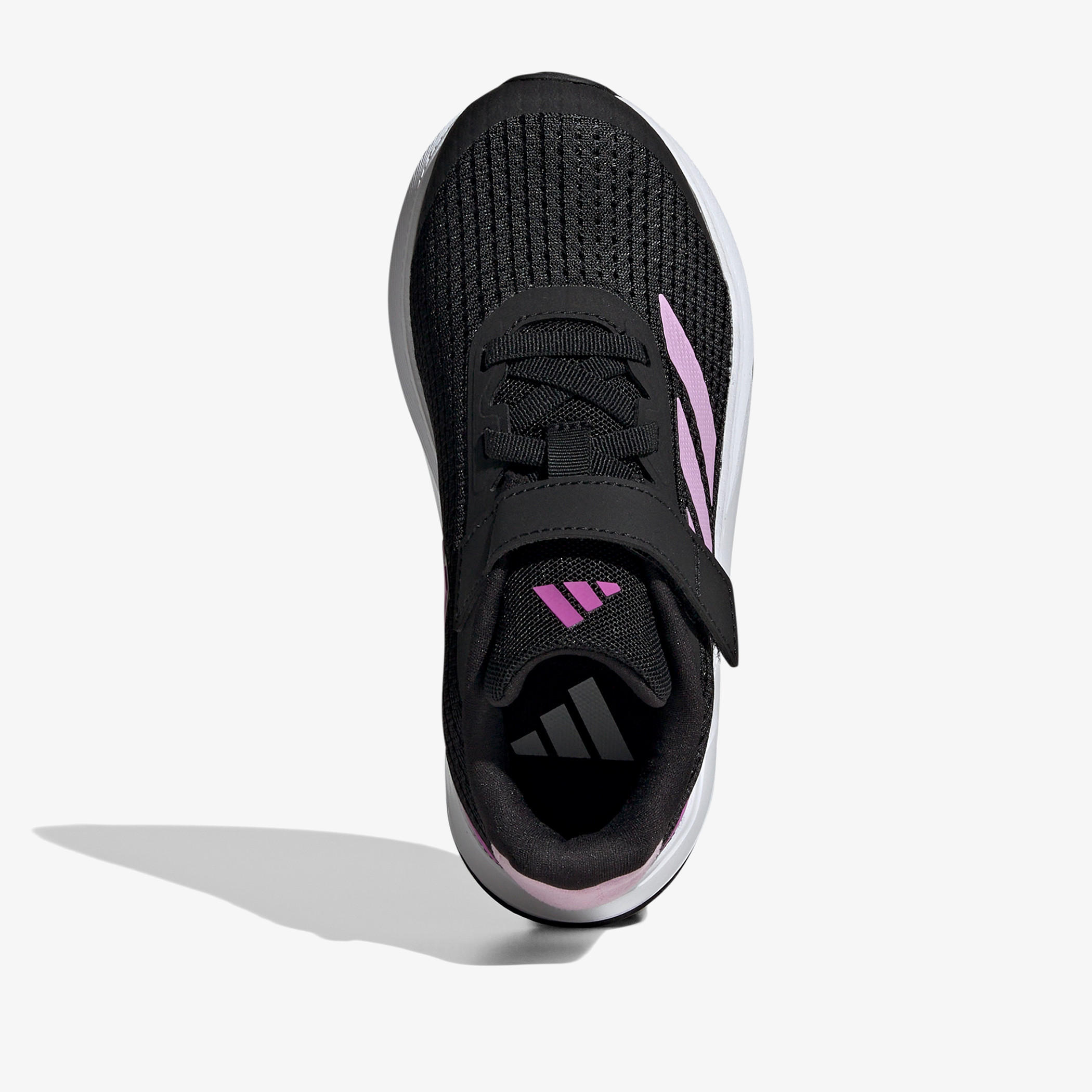 Adidas Girls' Panelled Sports Shoes with Hook and Loop Closure -Duramo SL  EL K-girls-shoes-sports-image-3