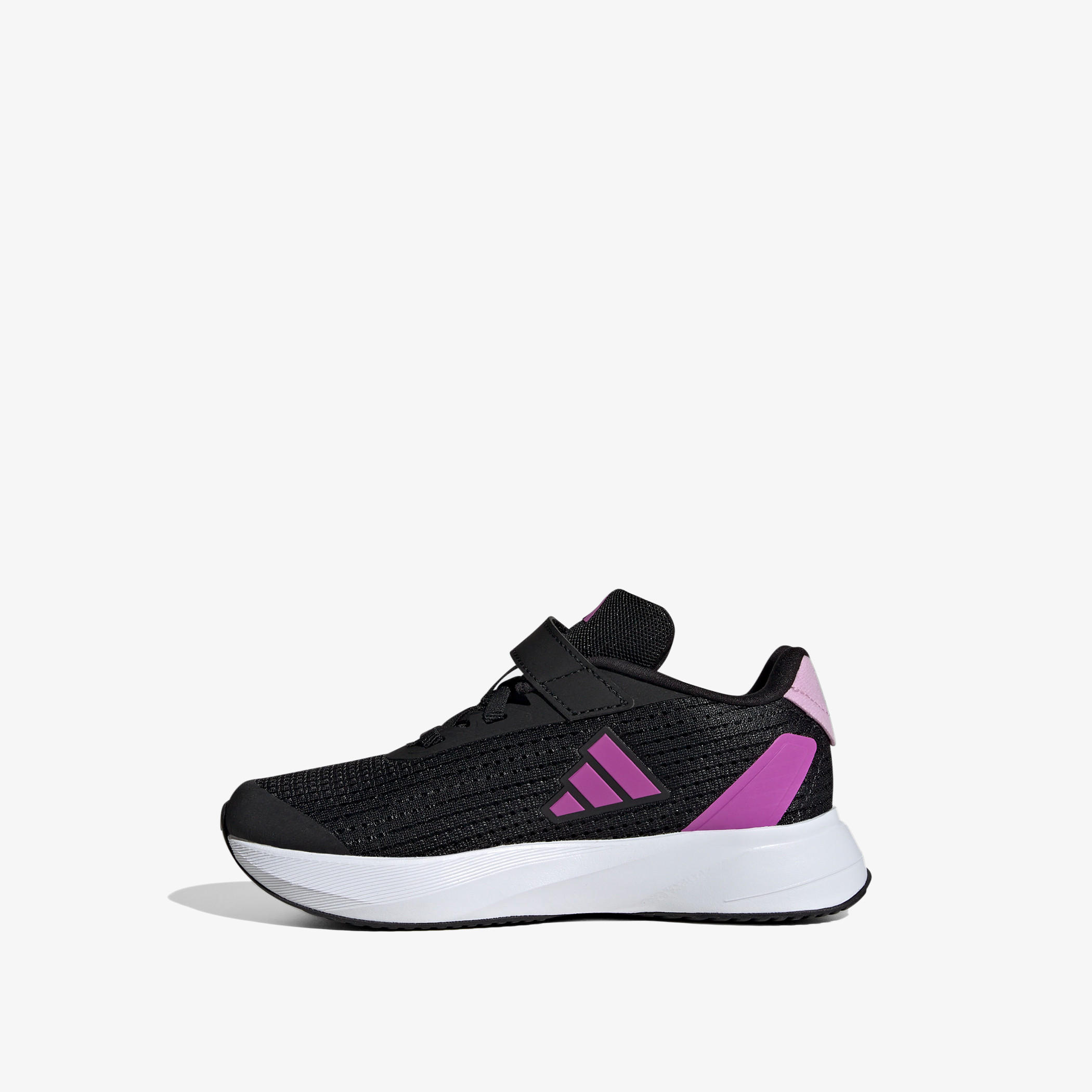 Adidas Girls' Panelled Sports Shoes with Hook and Loop Closure -Duramo SL  EL K-girls-shoes-sports-image-5