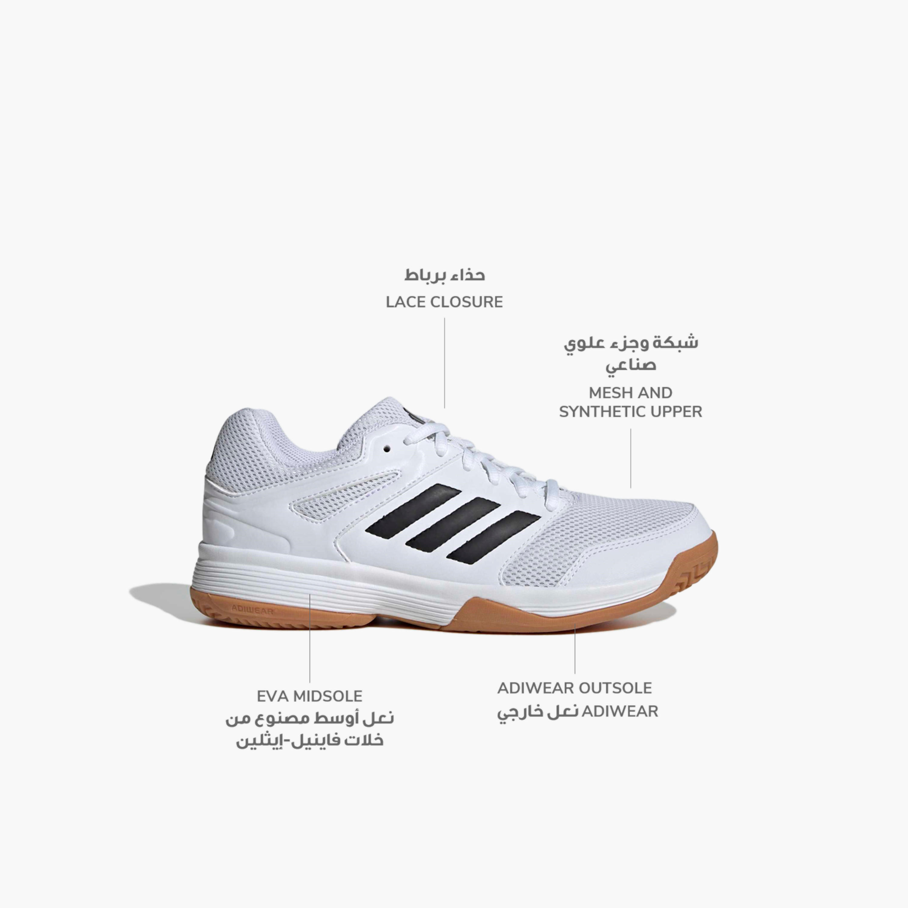 حذاء كرة ريشة برباط إغلاق سبيدكورت للنساء من أديداس-women-shoes-sports-image-2