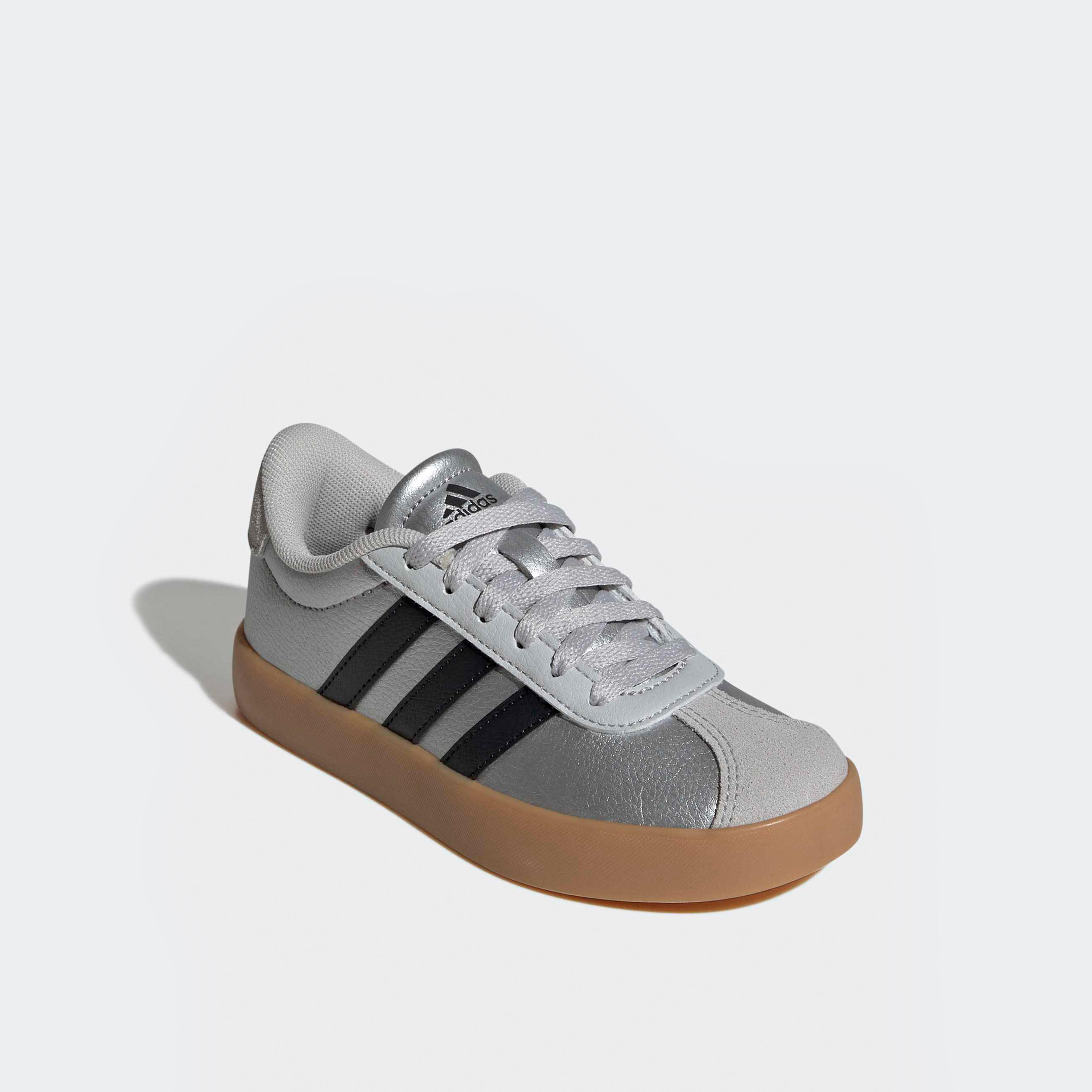 Adidas Kids VL Court 3.0 Lace-Up Sneakers-women-shoes-sneakers-image-1