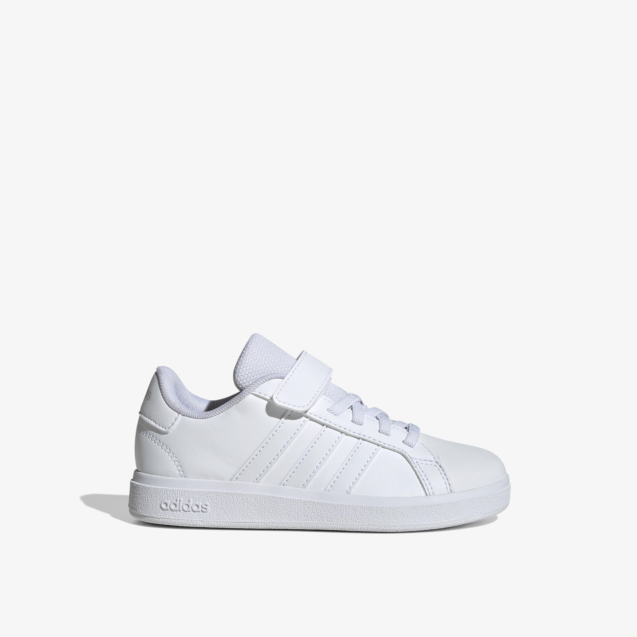 Adidas Kids' Solid School Shoes with Hook and Loop Closure - Grand Court 2.0  EL C-girls-shoes-schoolshoes-image-2
