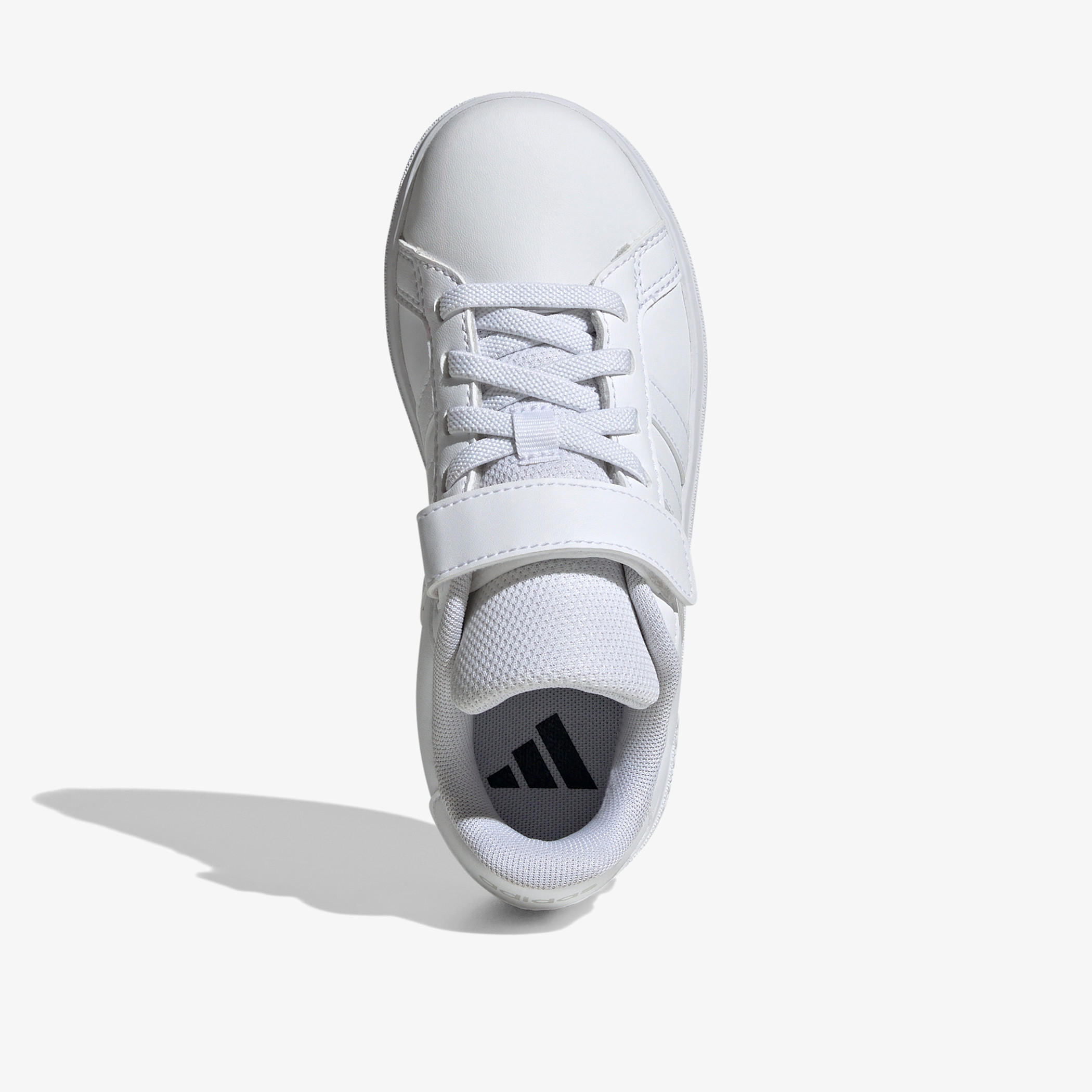 Adidas Kids' Solid School Shoes with Hook and Loop Closure - Grand Court 2.0  EL C-girls-shoes-schoolshoes-image-3