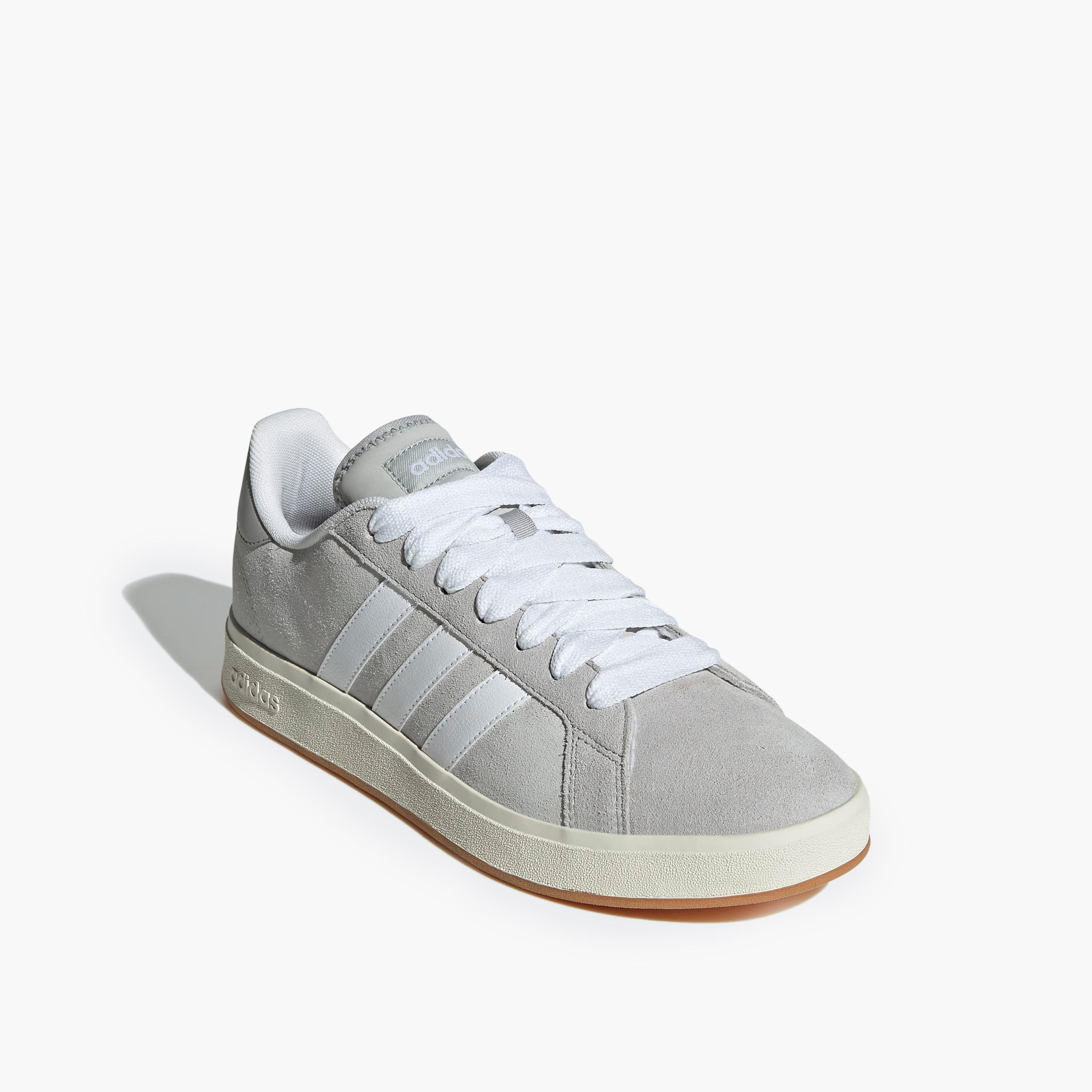 adidas Men GRAND COURT BASE 00 Lace-Up Sneakers-men-shoes-sneakers-image-1