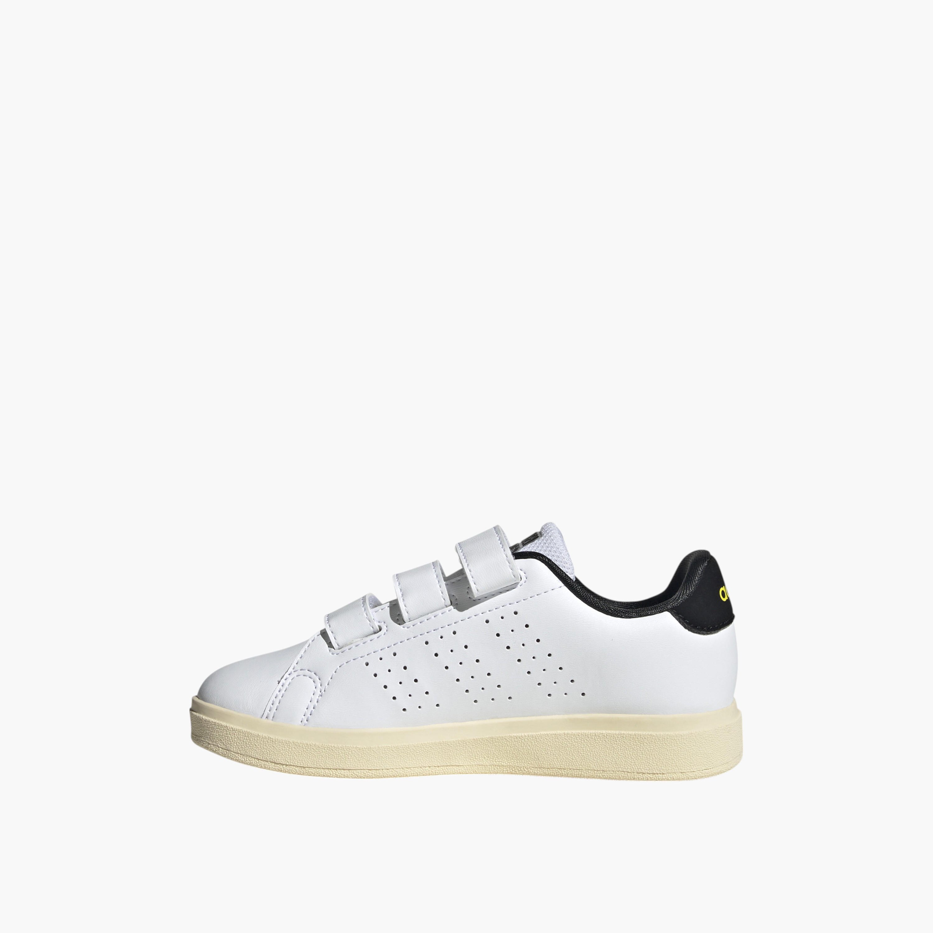 adidas Kids' ADVANTAGE SMILEY CF Sneakers with Hook and Loop Closure - IH6251-boys-shoes-sneakers-image-3