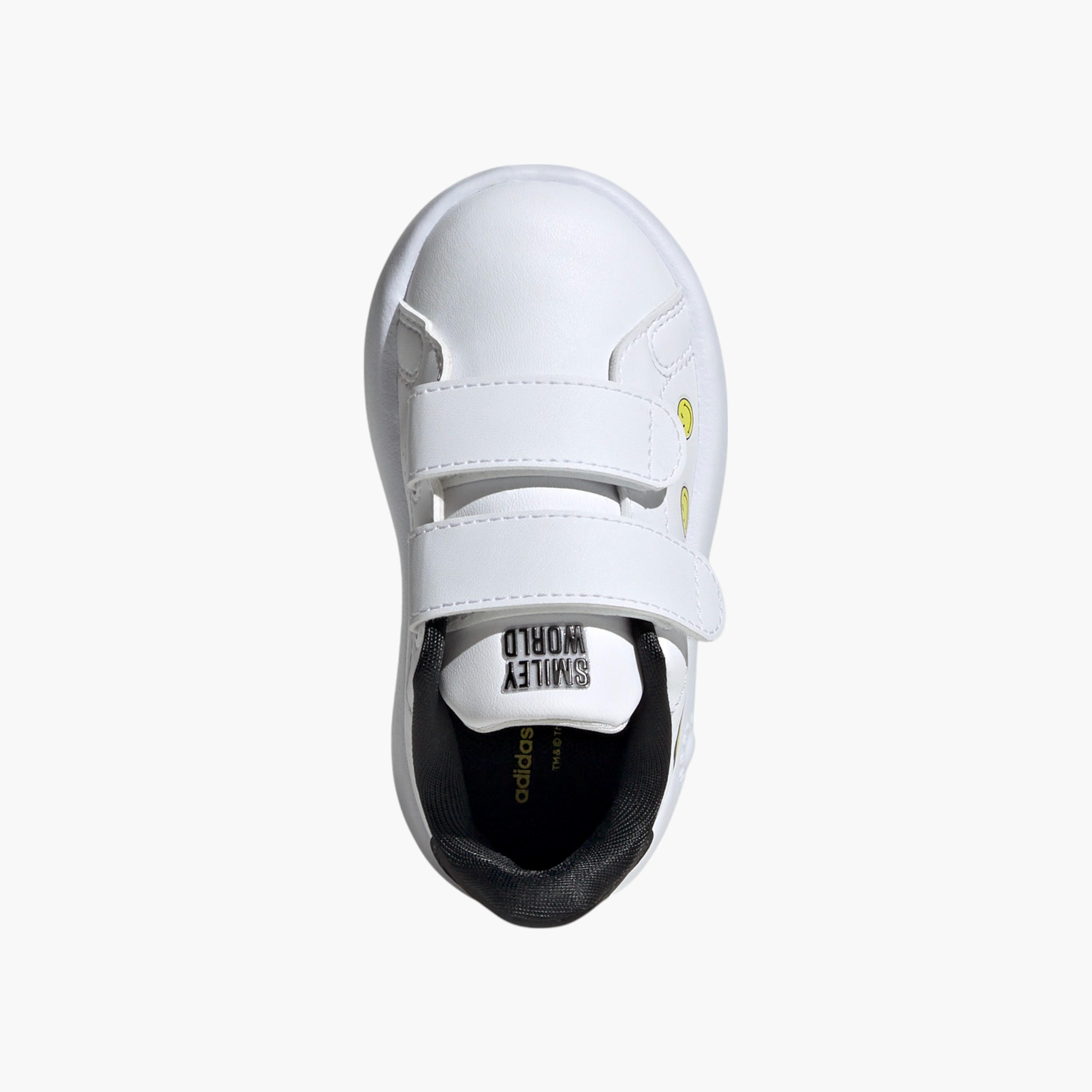 Adidas Kids' ADVANTAGE SMILEY CF I Sneakers with Hook and Loop Closure - IH6257-boys-shoes-sneakers-image-5