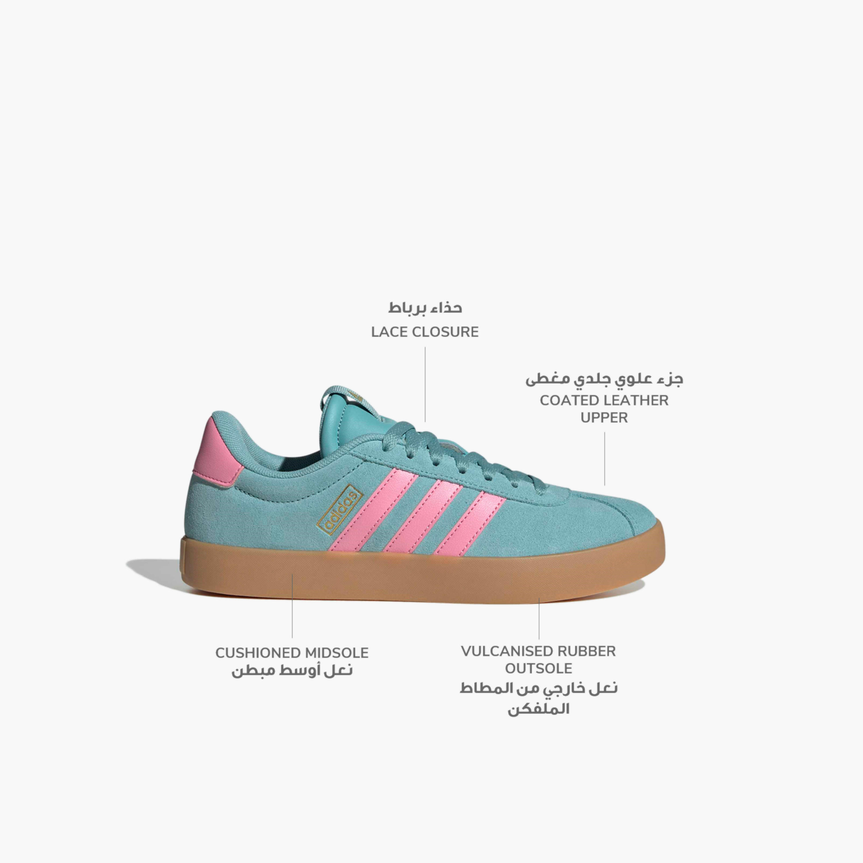 Adidas Women VL Court 3.0 Lace-Up Ankle Sneakers-women-shoes-sneakers-image-2