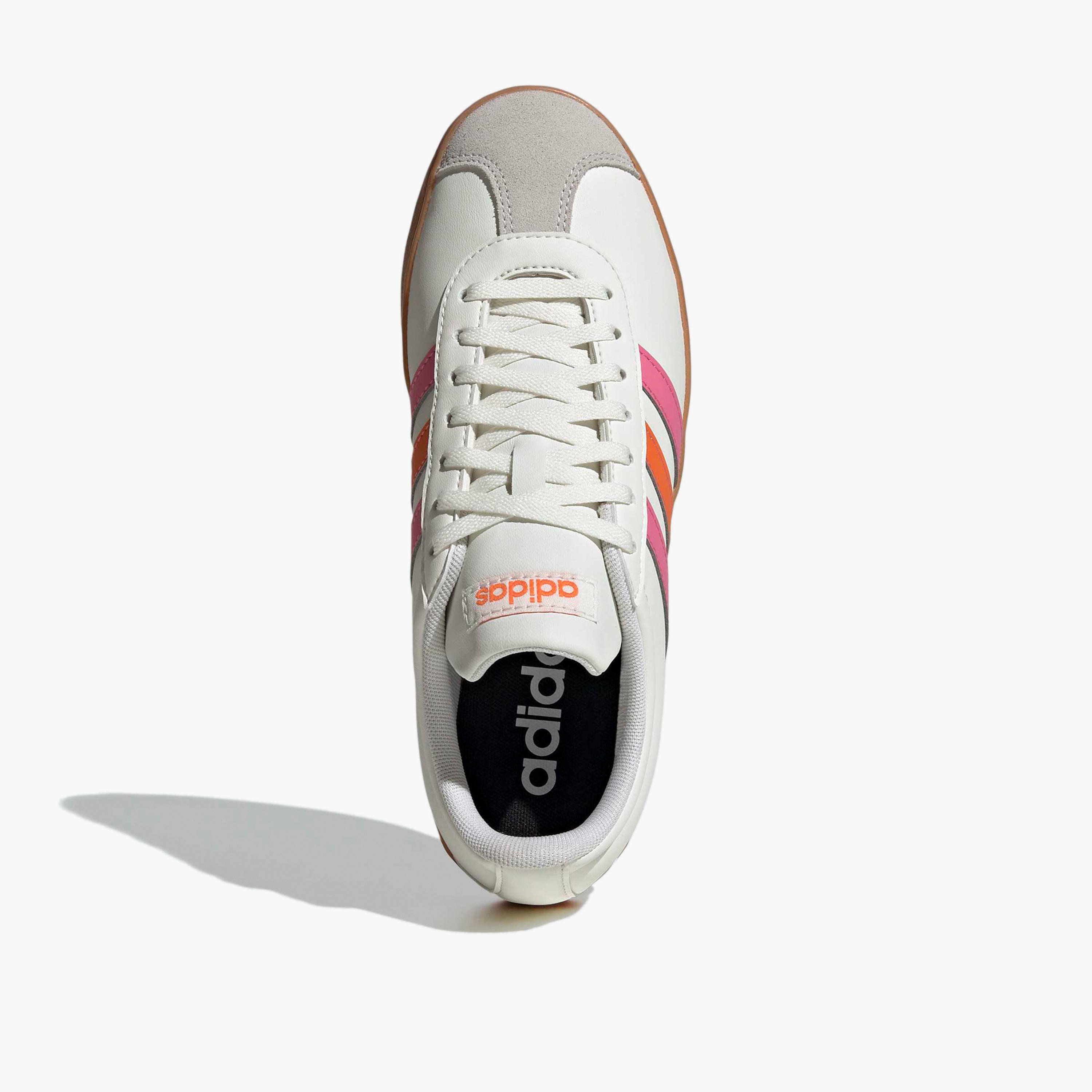 Adidas Women VL Court Base Lace-Up Ankle Sneakers-women-shoes-sneakers-image-4