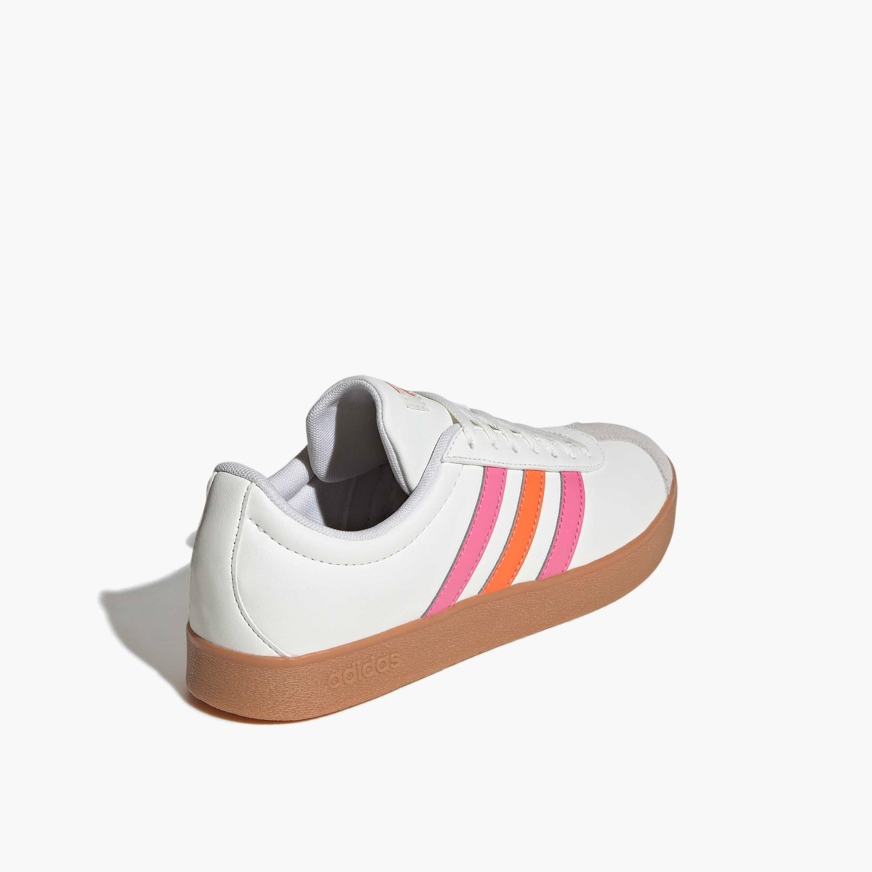 Adidas Women VL Court Base Lace-Up Ankle Sneakers-women-shoes-sneakers-image-5