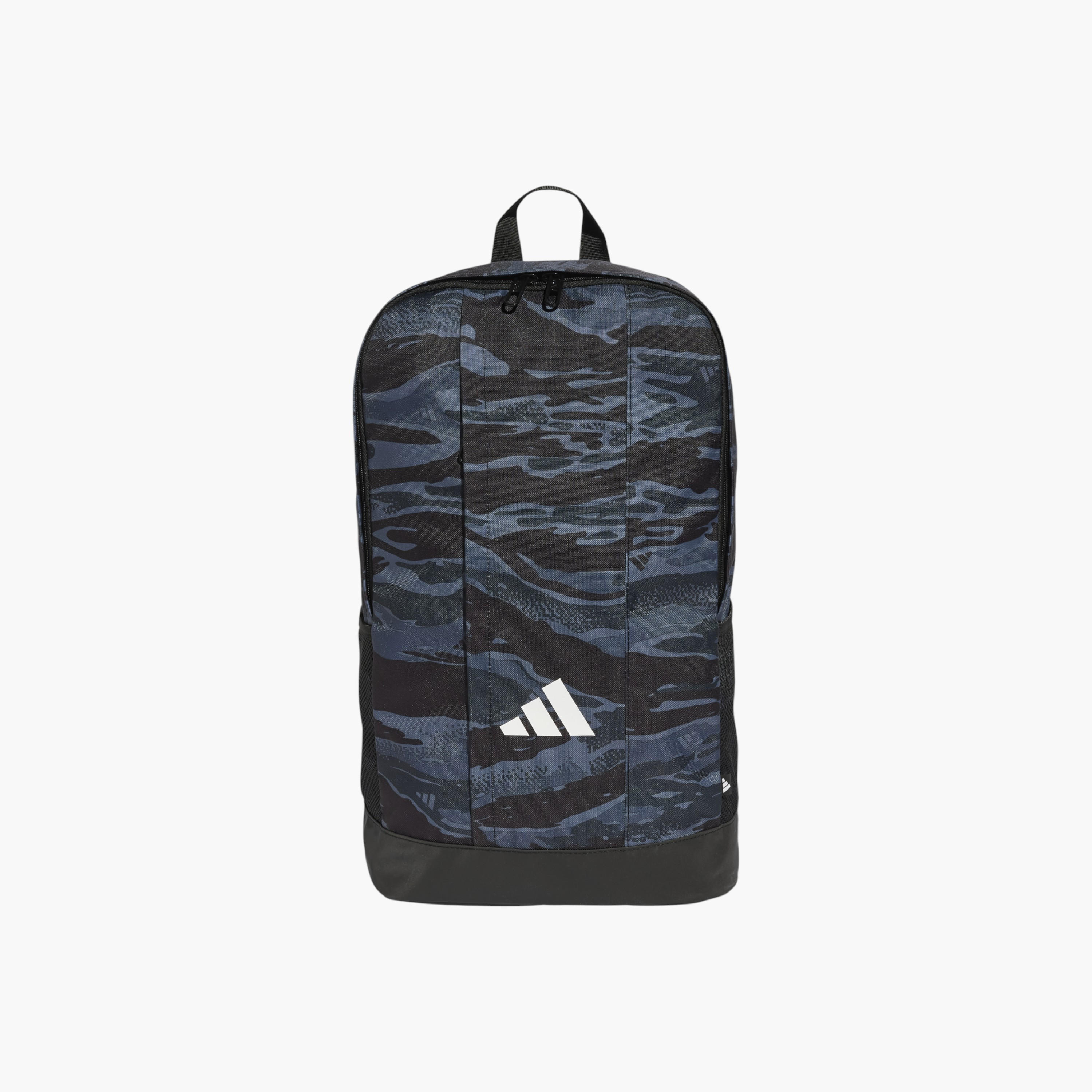adidas Logo Print School Backpack with Adjustable Shoulder Straps and Zip Closure-school-bagsandbackpacks-backpacks-image-1