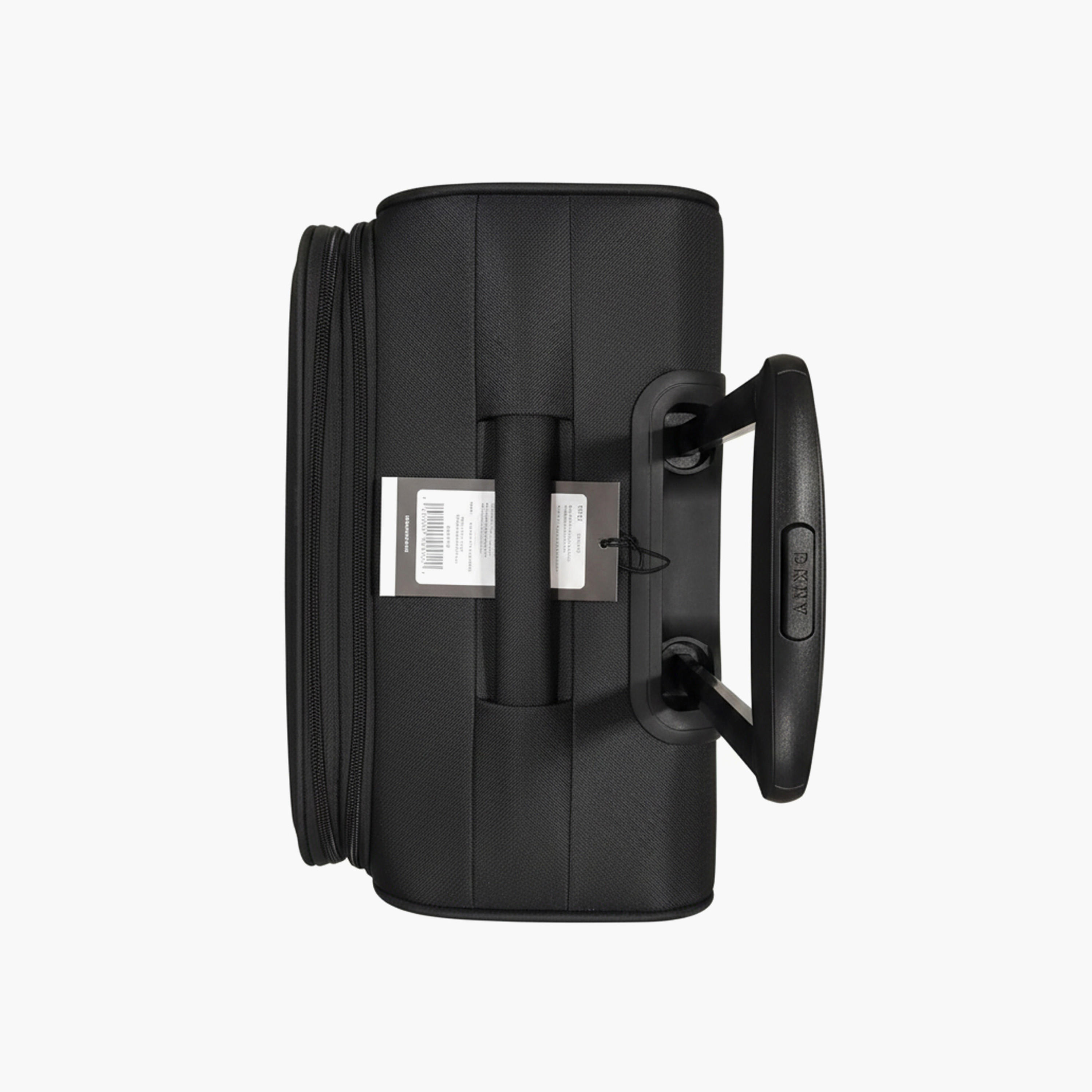 DKNY Logo Embossed Softcase Trolley Bag with Retractable Handle - 24 Inches Check-in Bag-travel-luggagesandbags-luggage-image-3