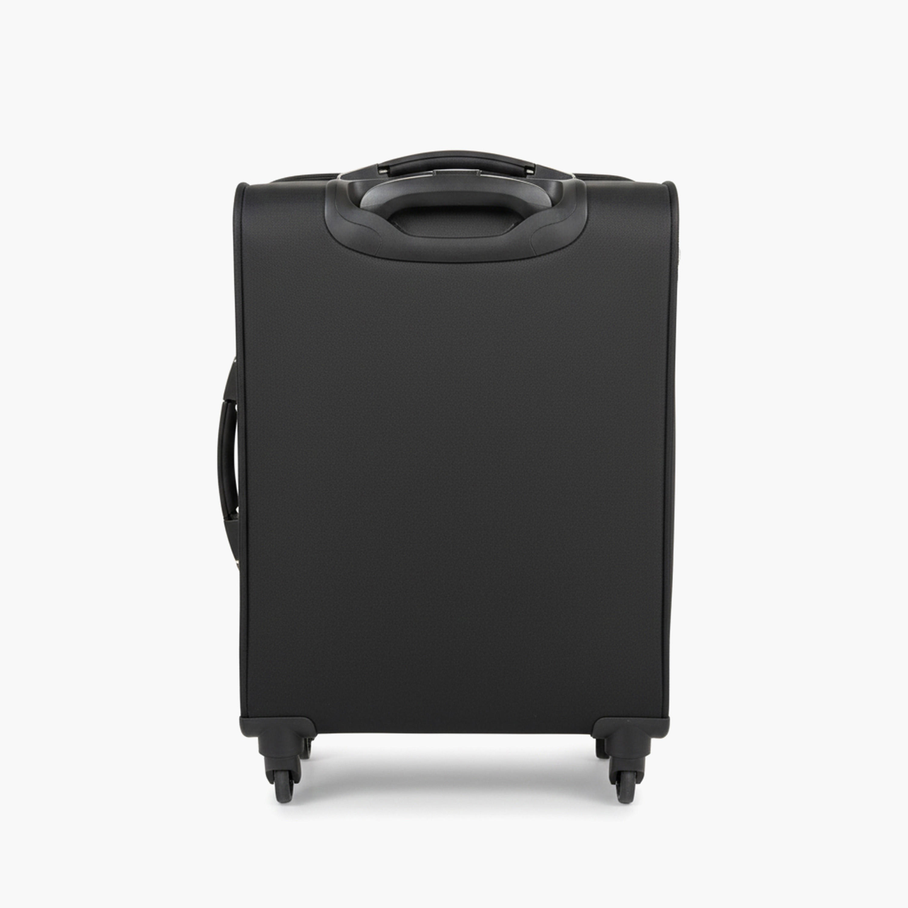 DKNY Logo Embossed Softcase Trolley Bag with Retractable Handle - 20 Inches Check-in Bag-travel-luggagesandbags-luggage-image-5