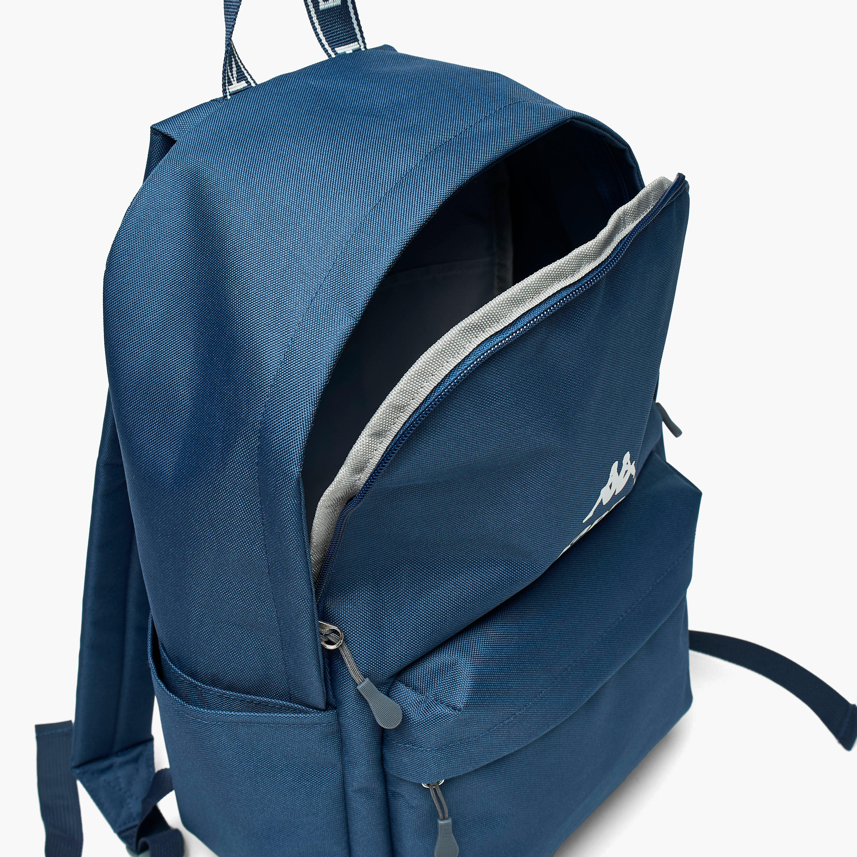 Kappa Logo Print School Backpack with Adjustable Straps and Zip Closure - 29x15x42 cm-school-bagsandbackpacks-backpacks-image-5