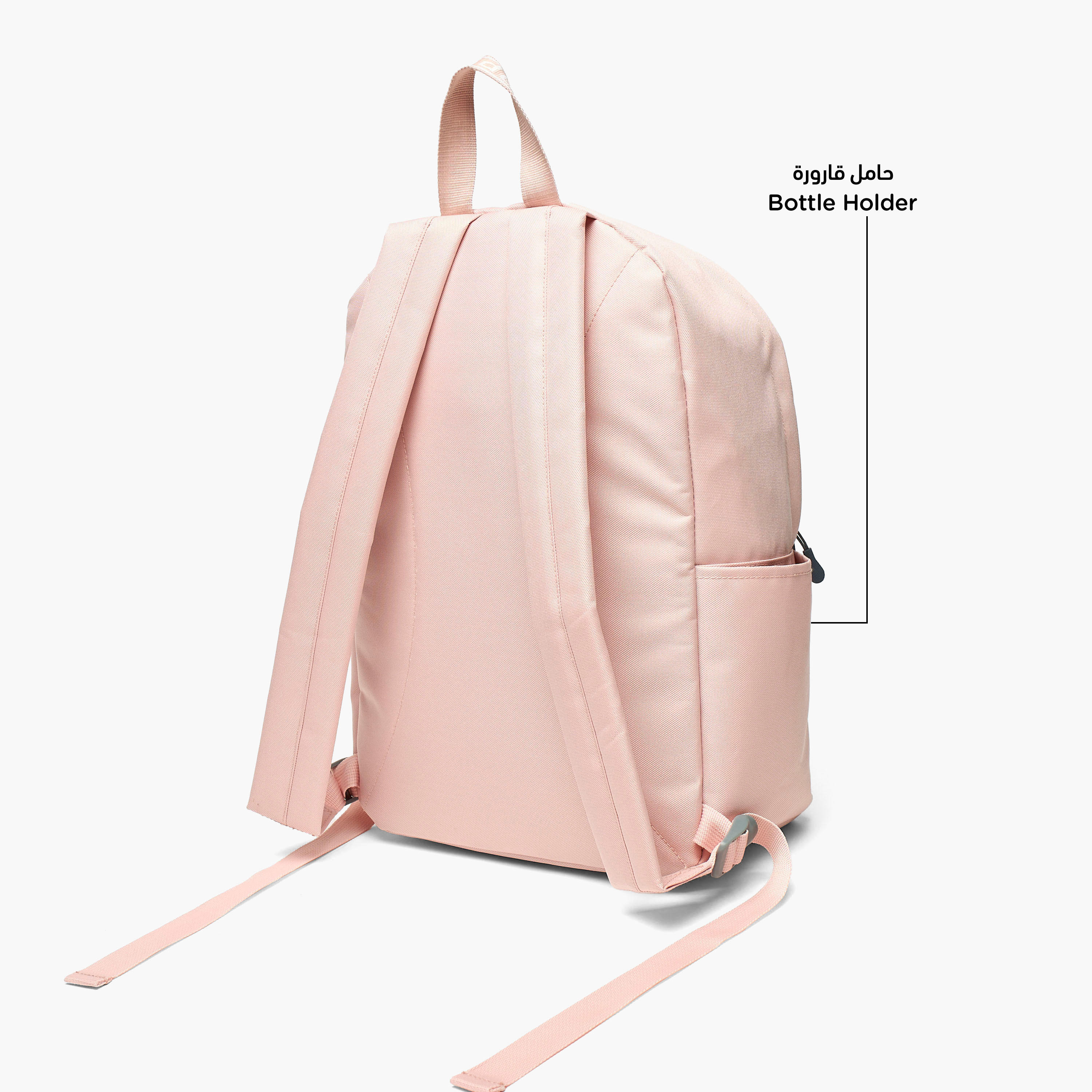 Kappa Logo Print School Backpack with Adjustable Straps and Zip Closure - 29x15x42 cm-school-bagsandbackpacks-backpacks-image-3