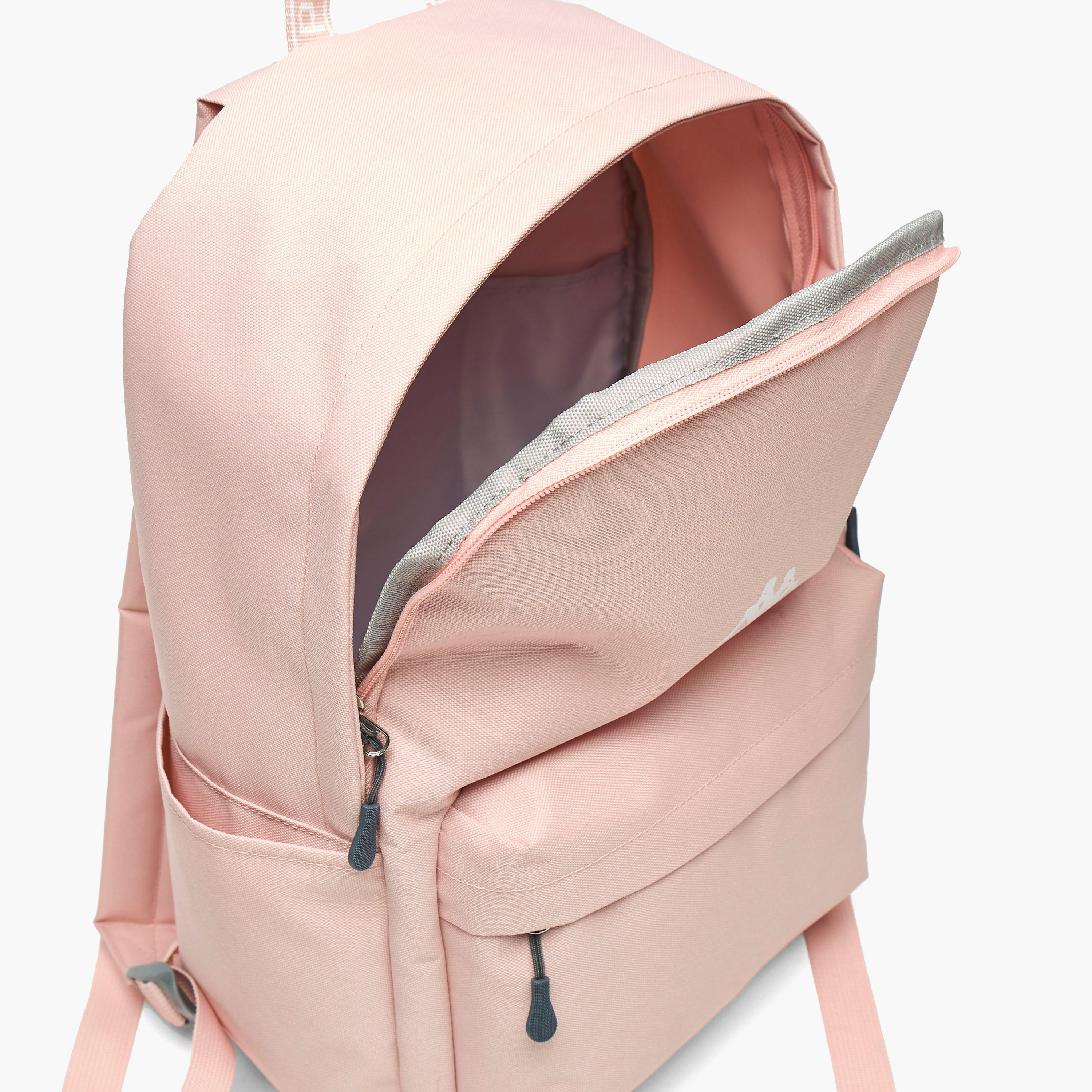 Kappa Logo Print School Backpack with Adjustable Straps and Zip Closure - 29x15x42 cm-school-bagsandbackpacks-backpacks-image-5