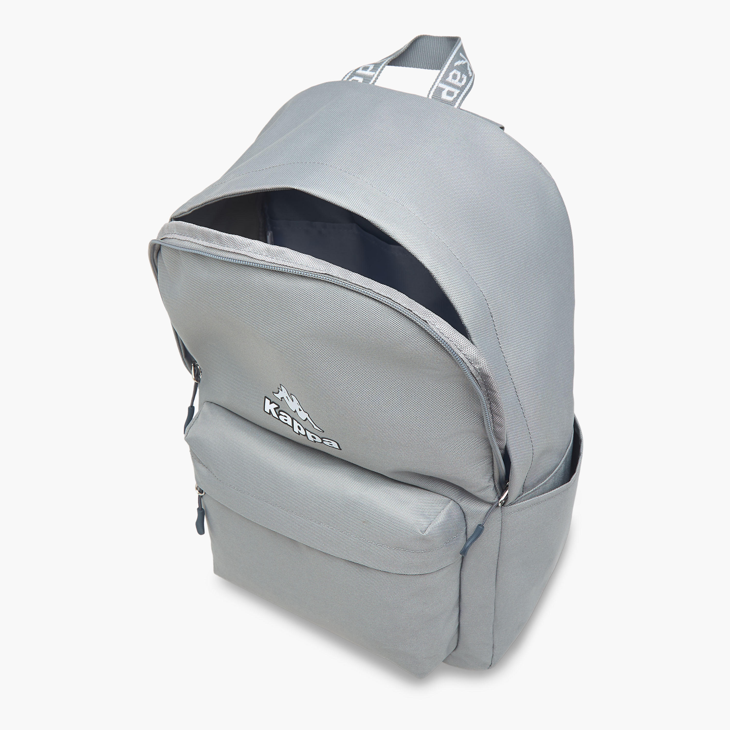 Kappa Logo Print School Backpack with Adjustable Straps and Zip Closure - 29x15x42 cm-school-bagsandbackpacks-backpacks-image-9