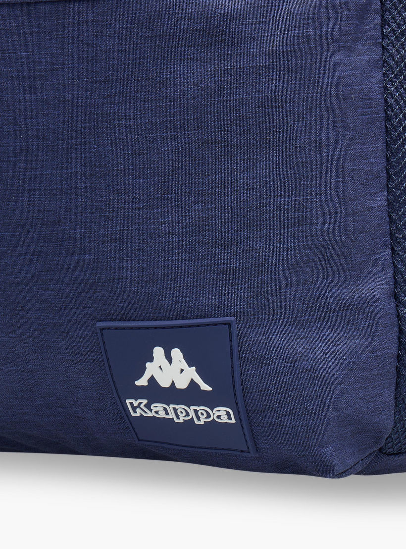 Kappa Logo Print School Backpack with Adjustable Shoulder Straps and Pencil Pouch - 44x13x30 cm-school-bagsandbackpacks-sets-image-10